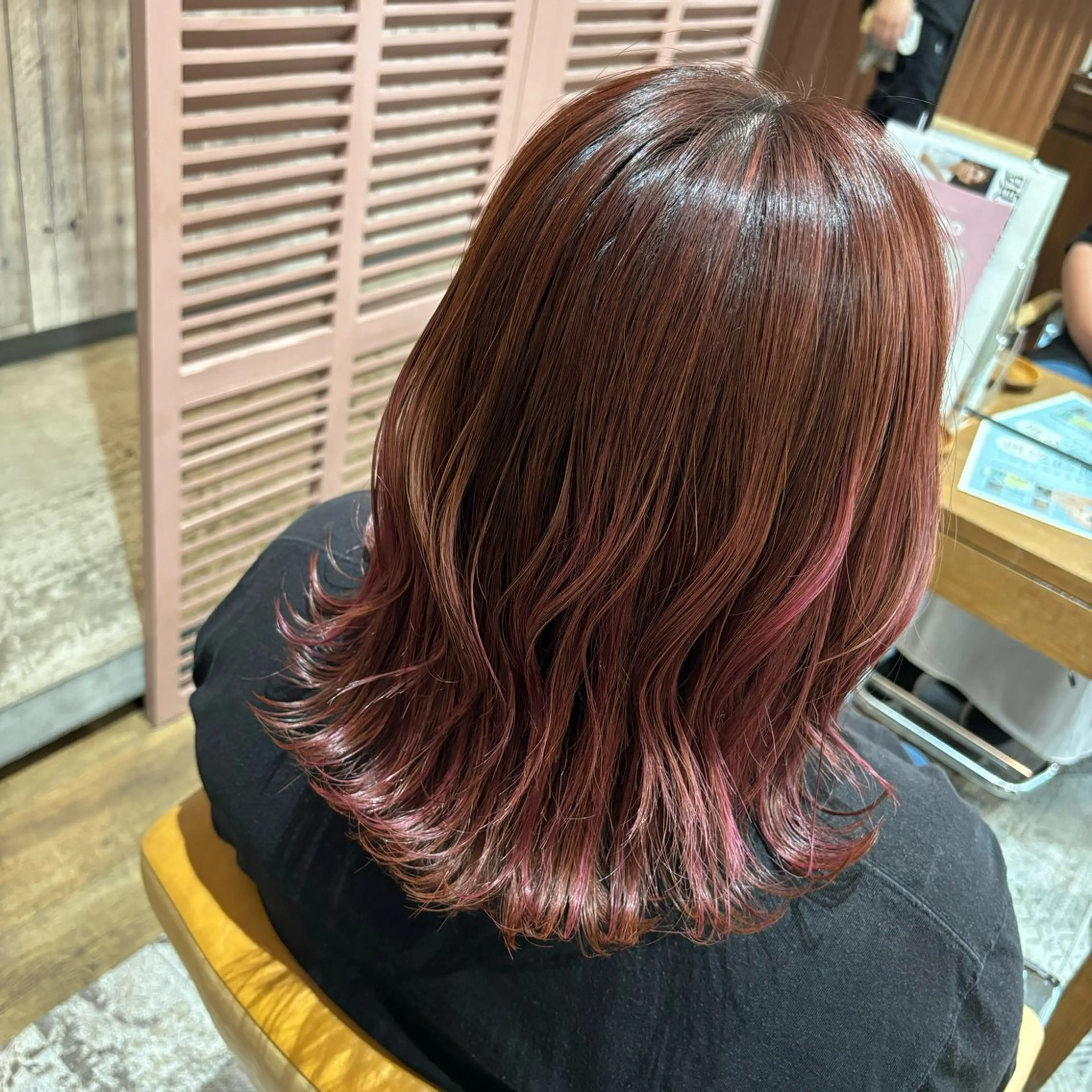 ミディアム 【ハイライト】 YUYAのヘアスタイル