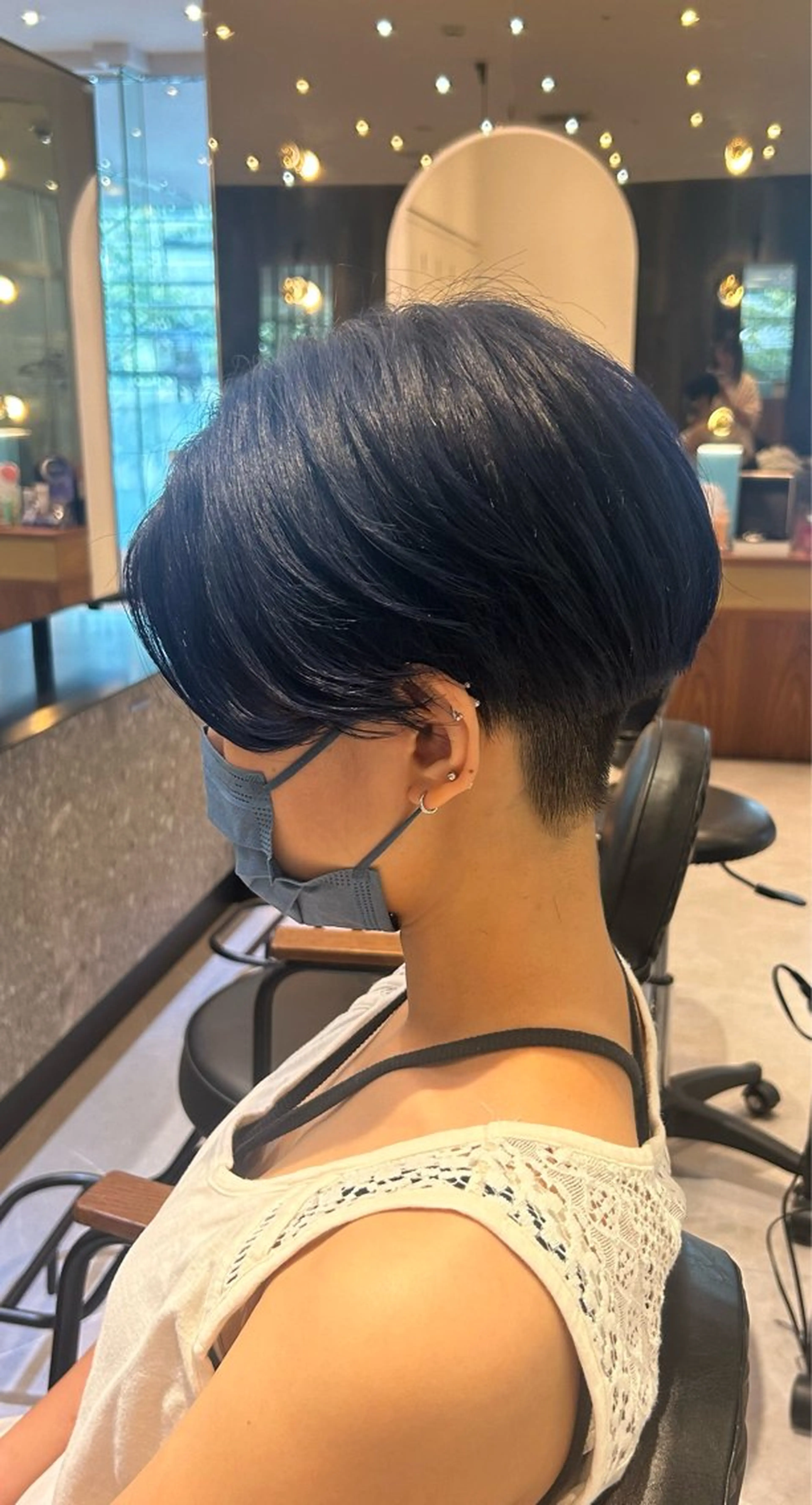 ショート カラー 縮毛矯正/カット/ 韓国ヘア/蛯原🍤のヘアスタイル