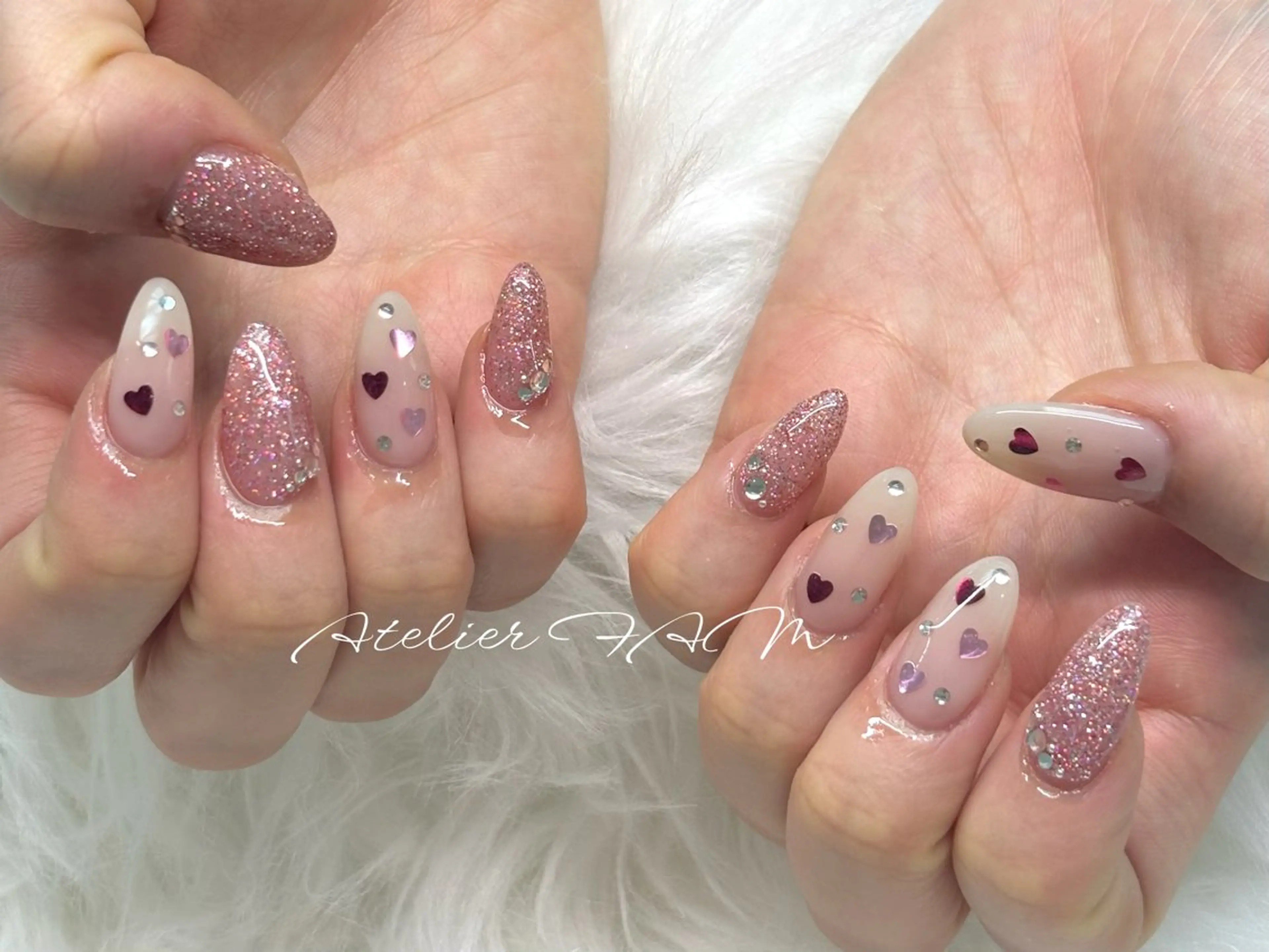 ミディアム ハンドネイル アトリエAIHA所属・アトリエAIHA★ フィルイン推奨サロンのネイルデザイン