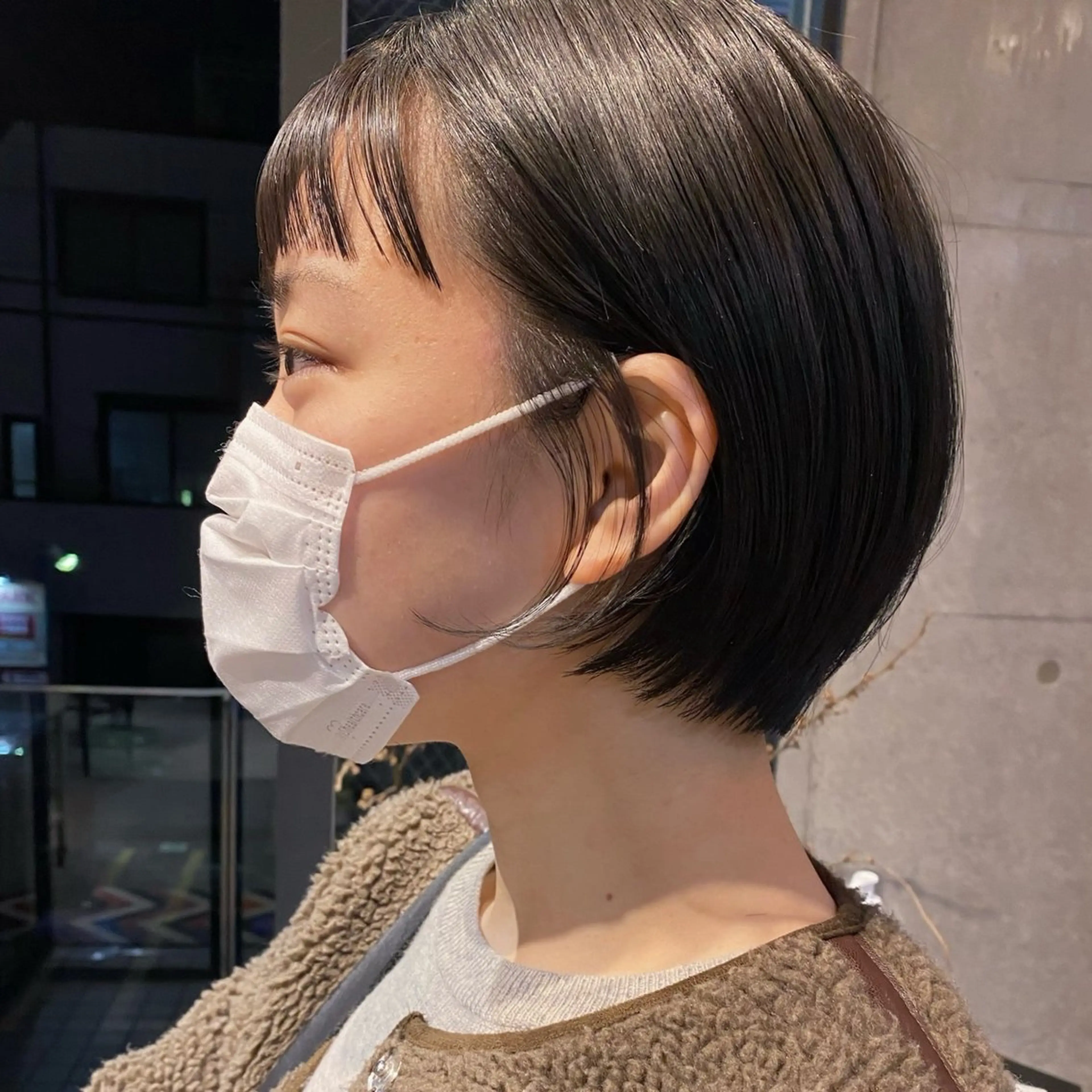 ショート カラー カット ヘアカラー トリートメント ボブ／レイヤー／艶 🦕risa  森下のヘアスタイル