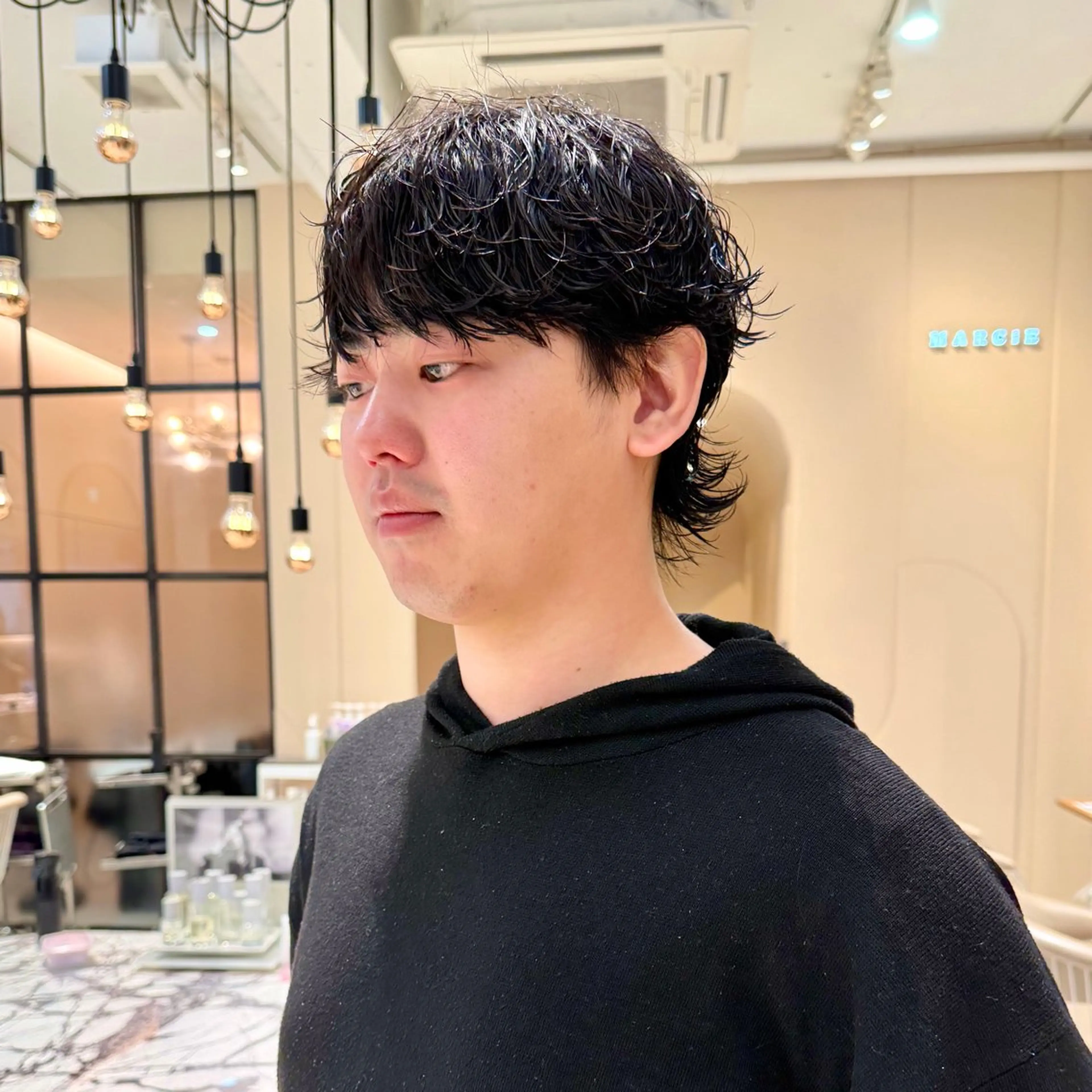 パーマ メンズ メンズウルフカット ウルフカット パーマ メンズカット /パーマ🍀田畑玖音のヘアスタイル