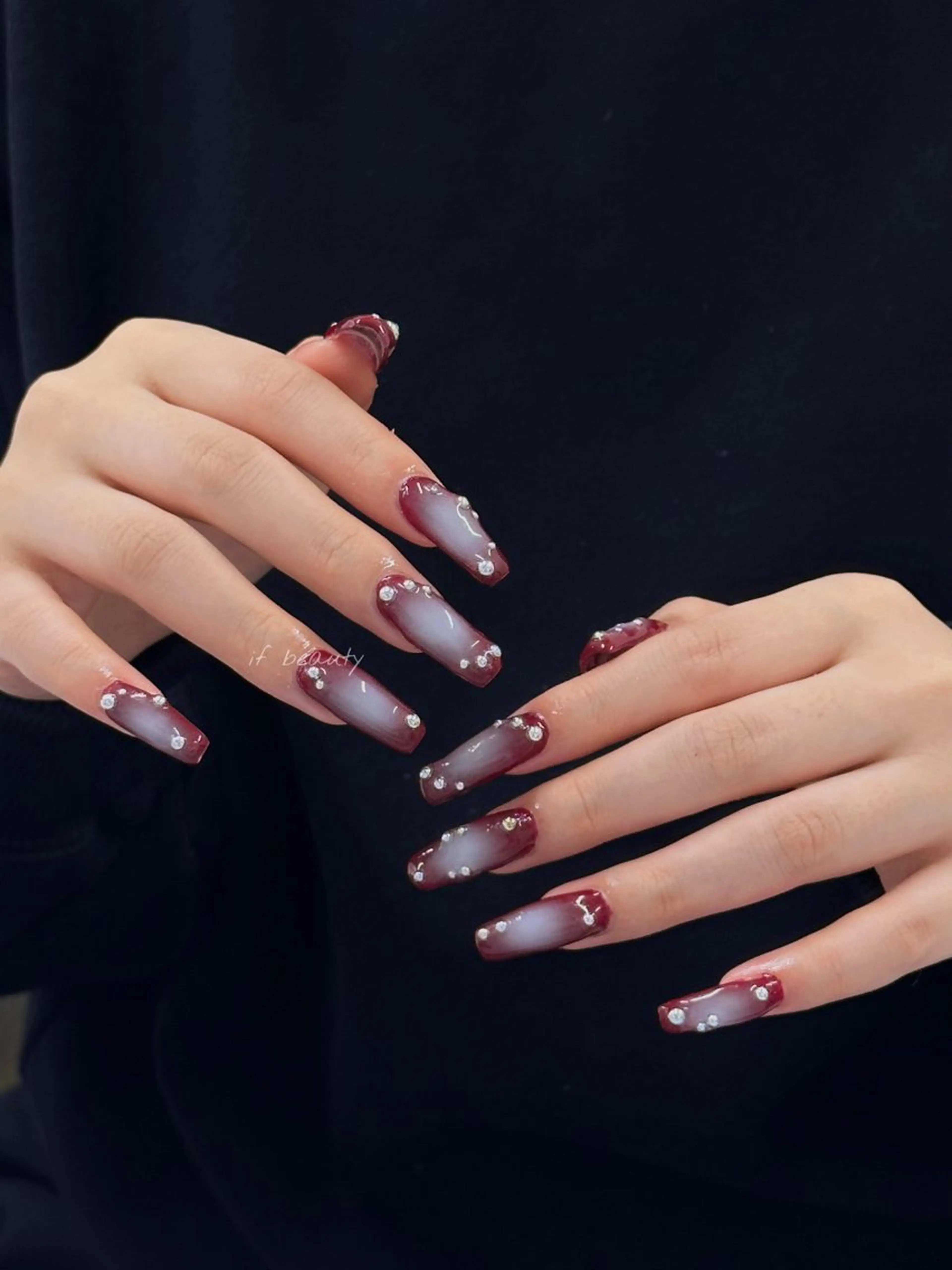 ネイル アートネイル ジェルネイル グラデーション パラジェル ワンホンネイル ハンドネイル if Hair＆Nail Salon所属・IKA /海外ネイル /個性派/ワンホンのネイルデザイン