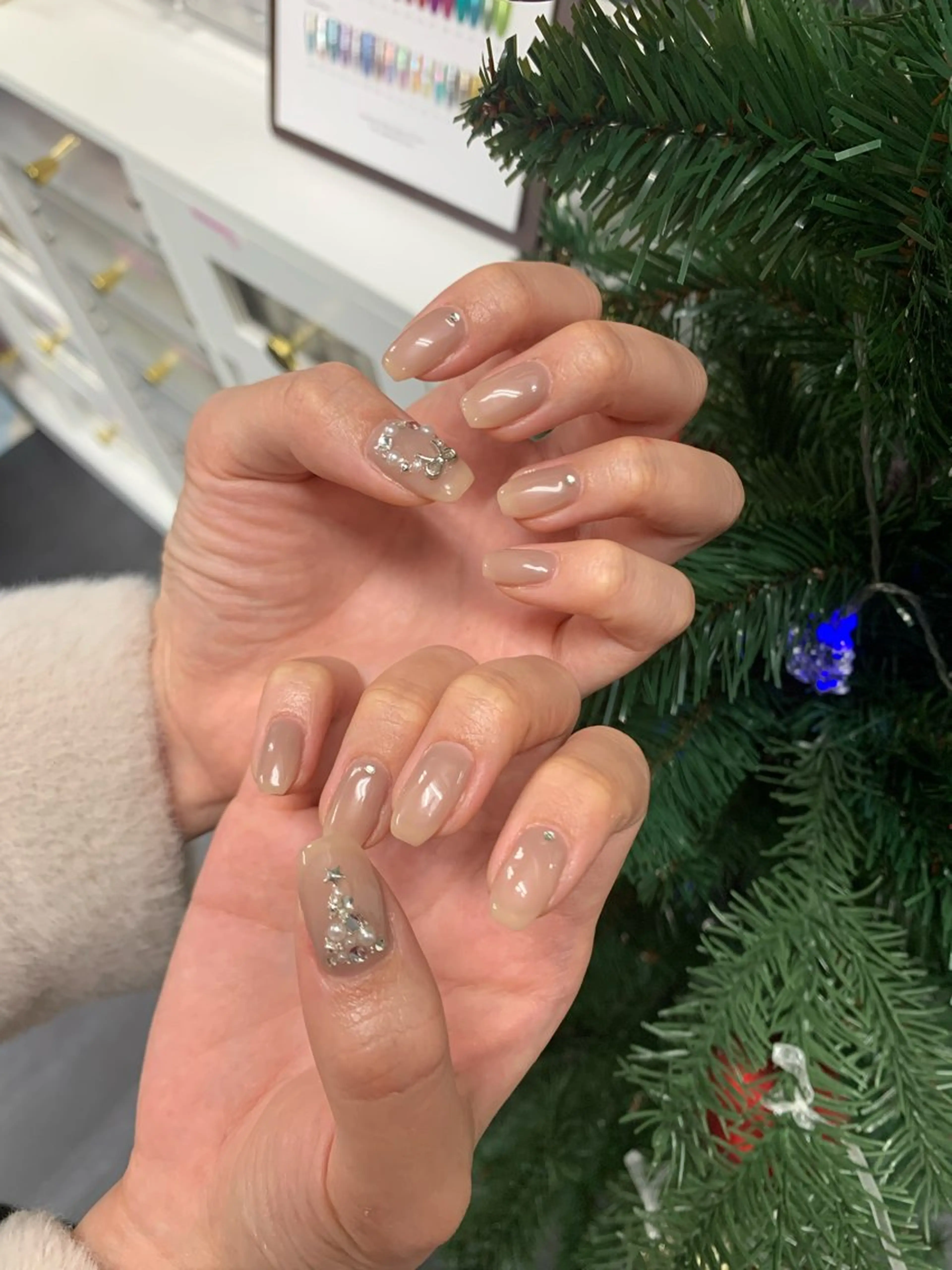 チップ長さだしシンプル持ち込みデザイン(デザイン2本)の写真