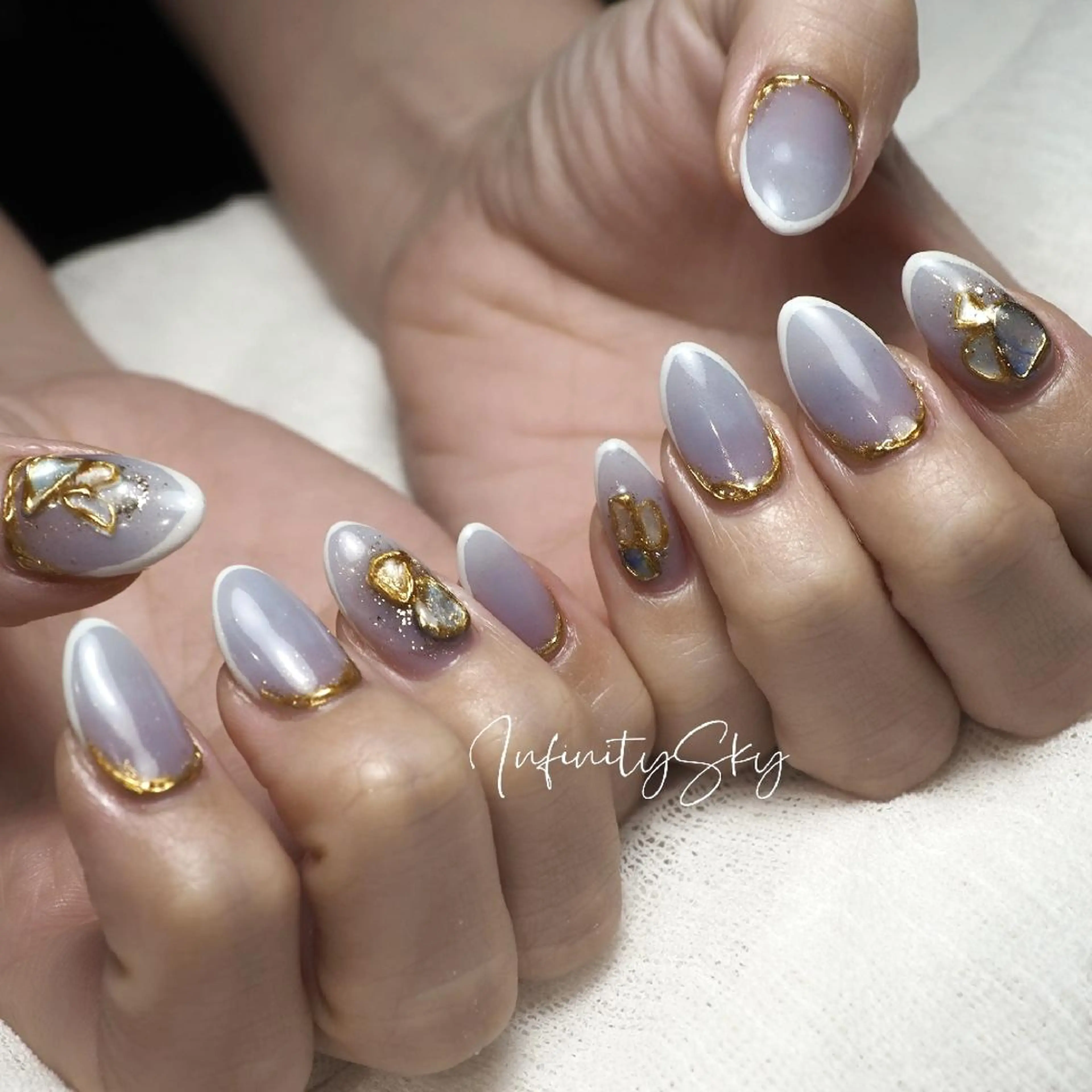 ネイル ハンドネイル infinity skyのネイルデザイン