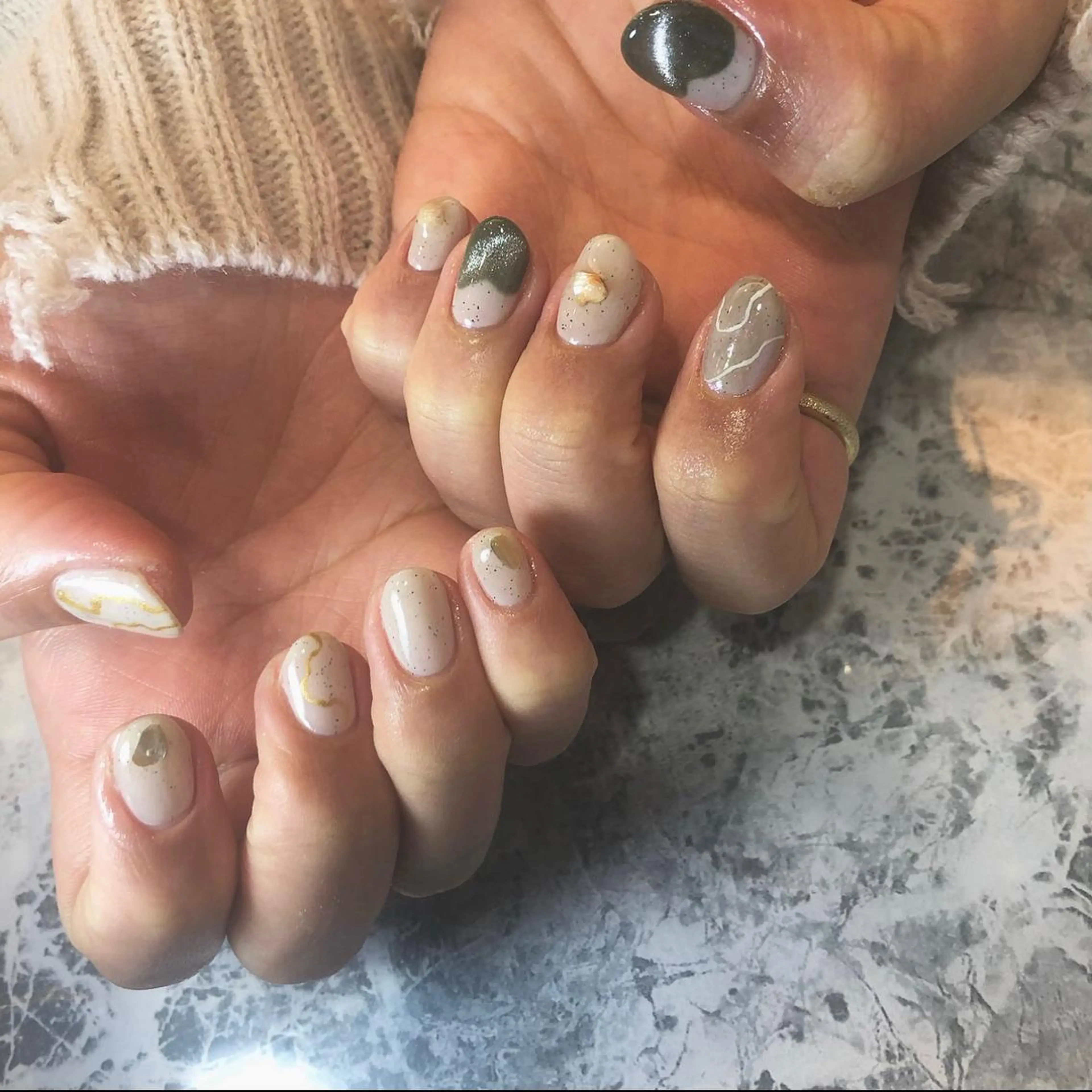 ネイル ハンドネイル 河野 弥月のネイルデザイン