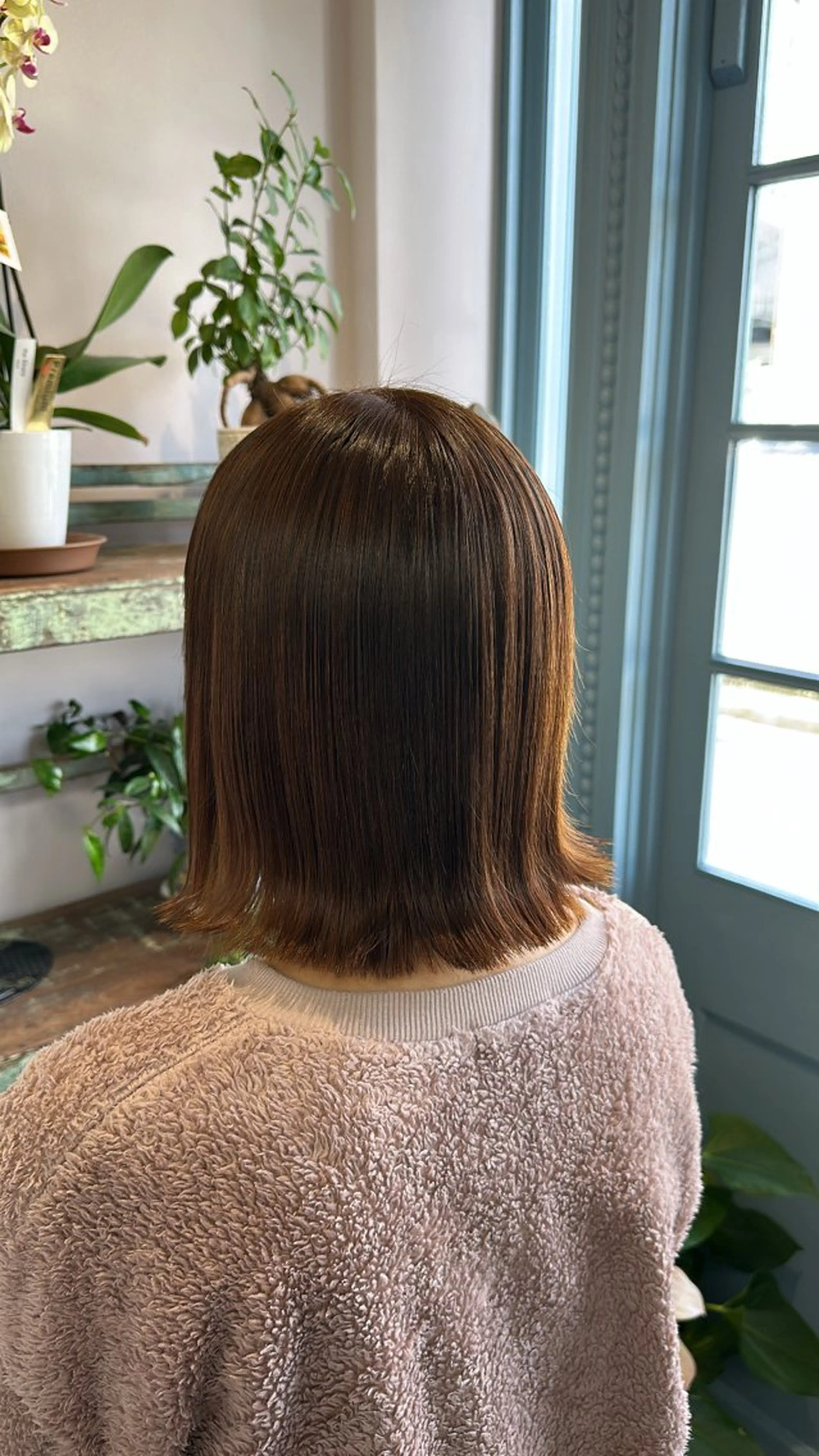 ミディアム カラー ヘアアレンジ ボブ 外ハネヘア Yoshida Yukoのヘアスタイル