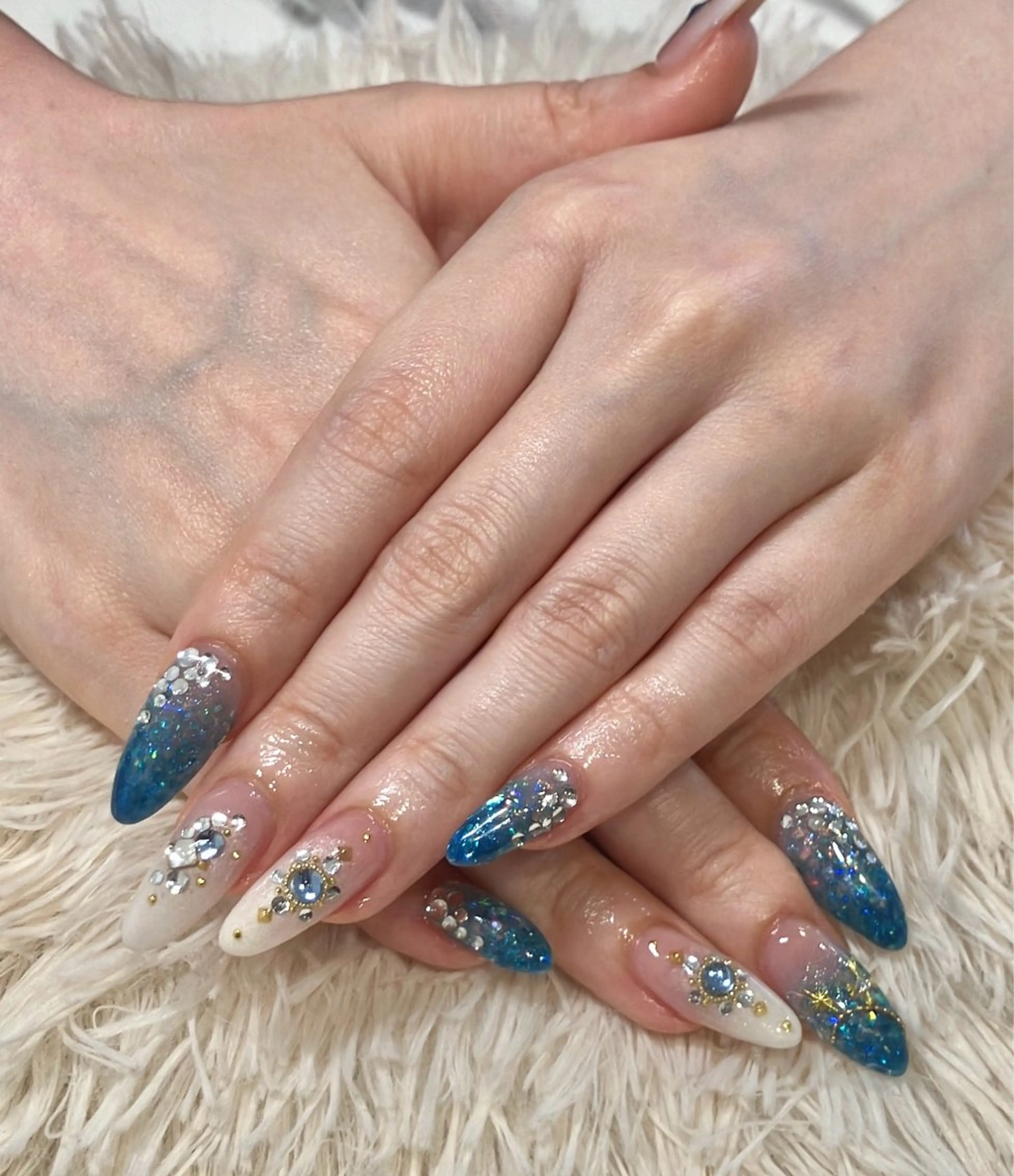 ネイル ハンドネイル たまプラーザ ANZUのネイルデザイン