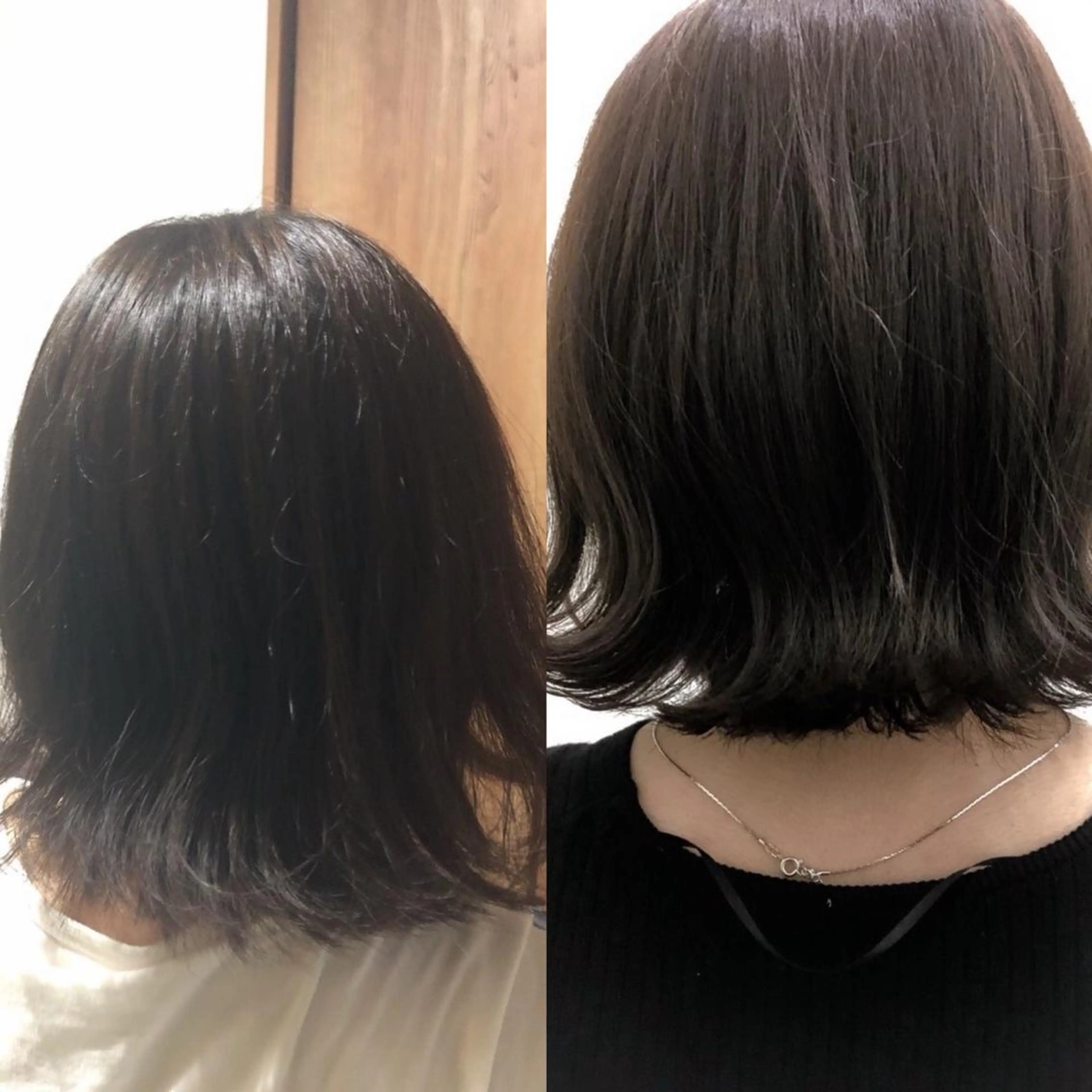 ミディアム カラー 大久保 優香のヘアスタイル