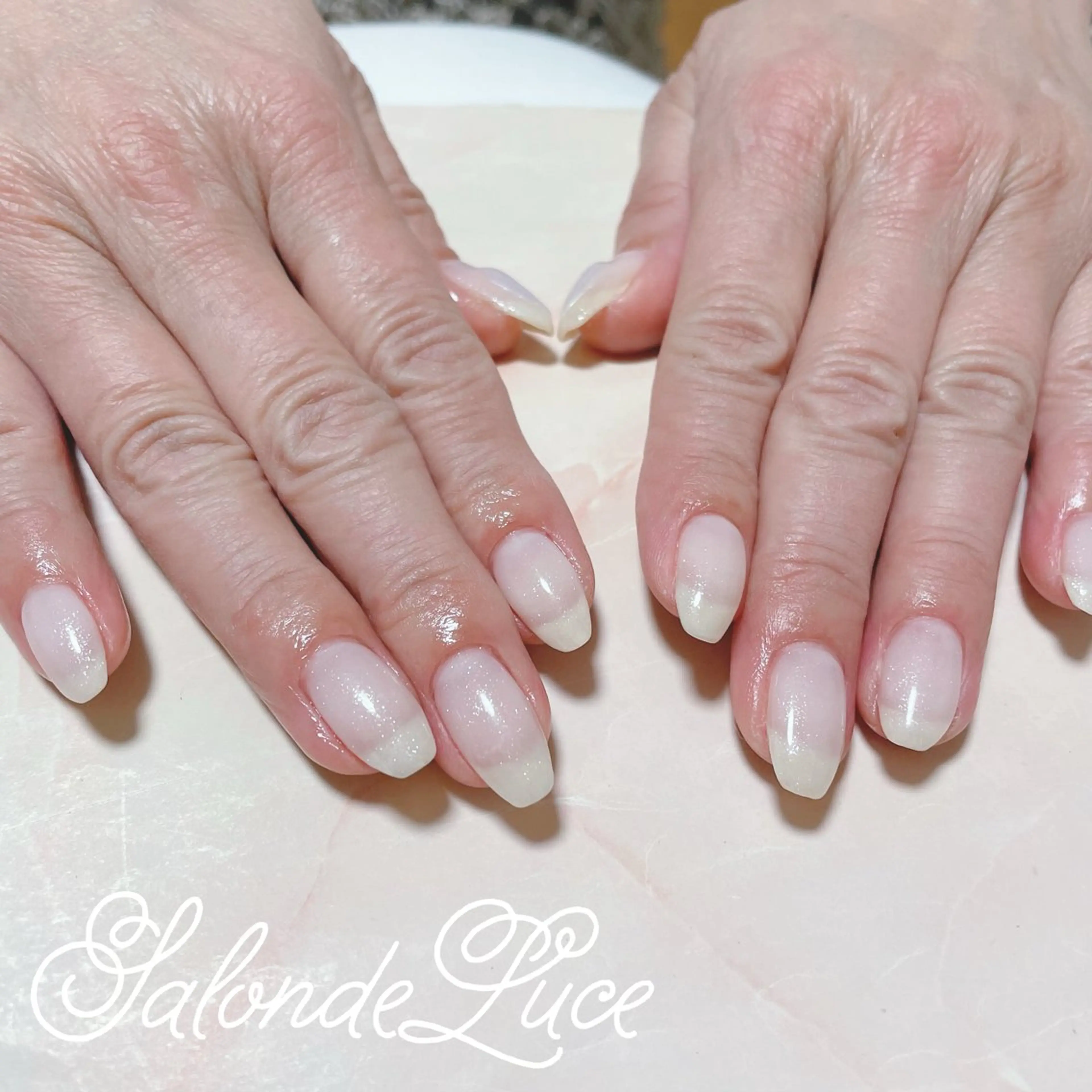 ネイル オフィスネイル ワンカラーネイル Salon de Luceのネイルデザイン