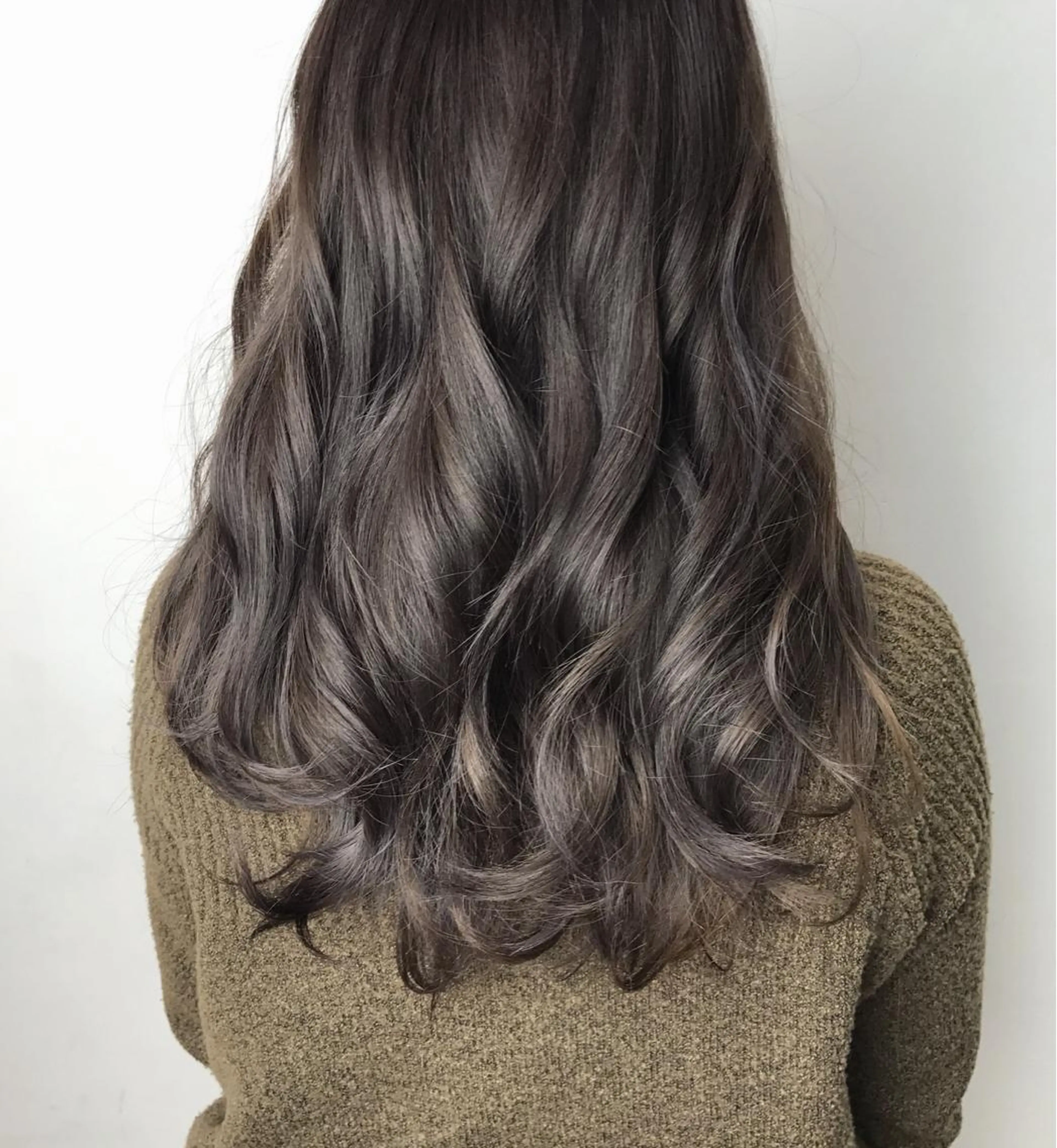 セミロング カラー グレージュ メンズカット特化柏駅 徒歩3分LOUのヘアスタイル