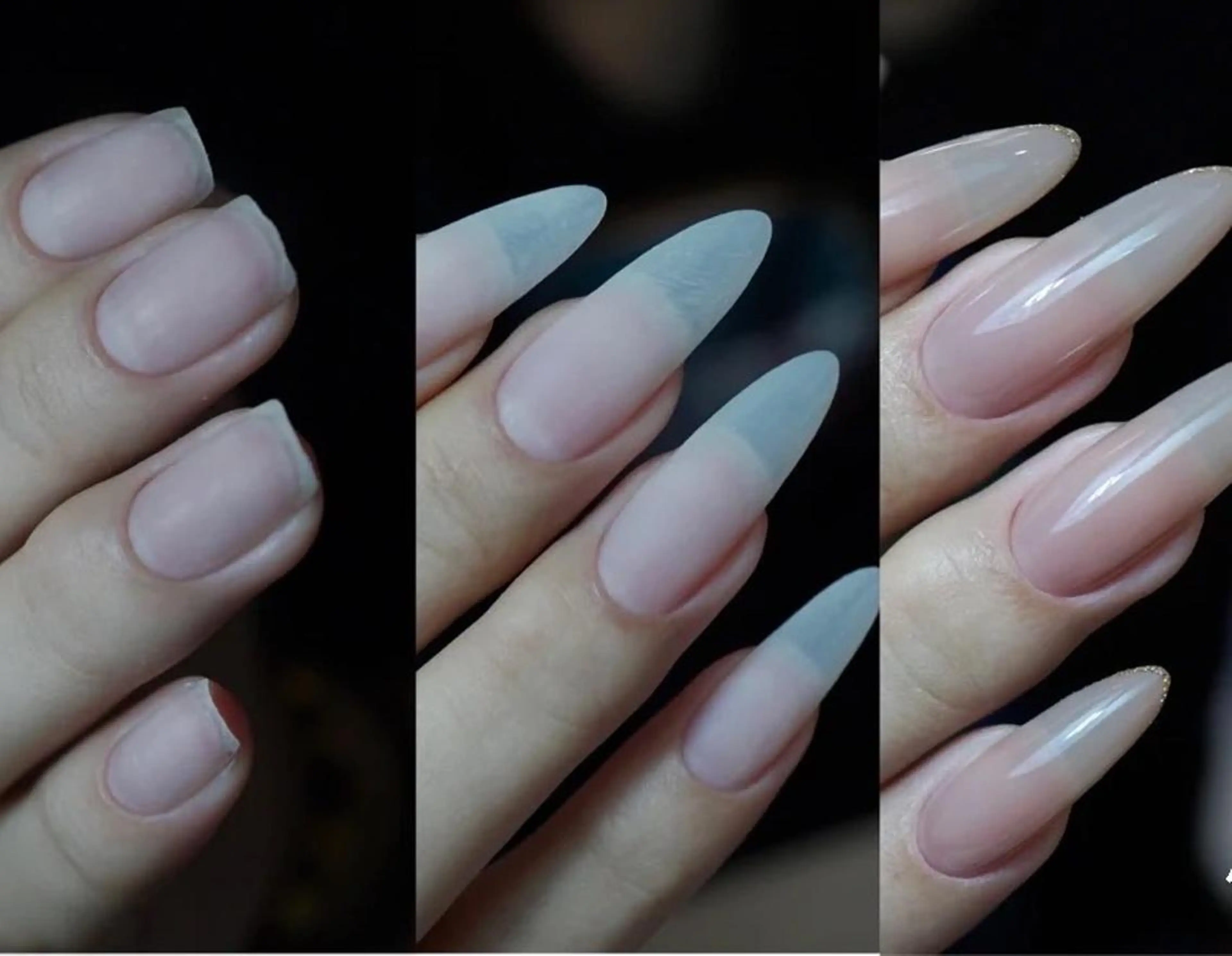 🉐チップジェル長さだし10本ワンカラーor ラメグラデーション(オフ別料金、ドライケア)メンズOKの写真