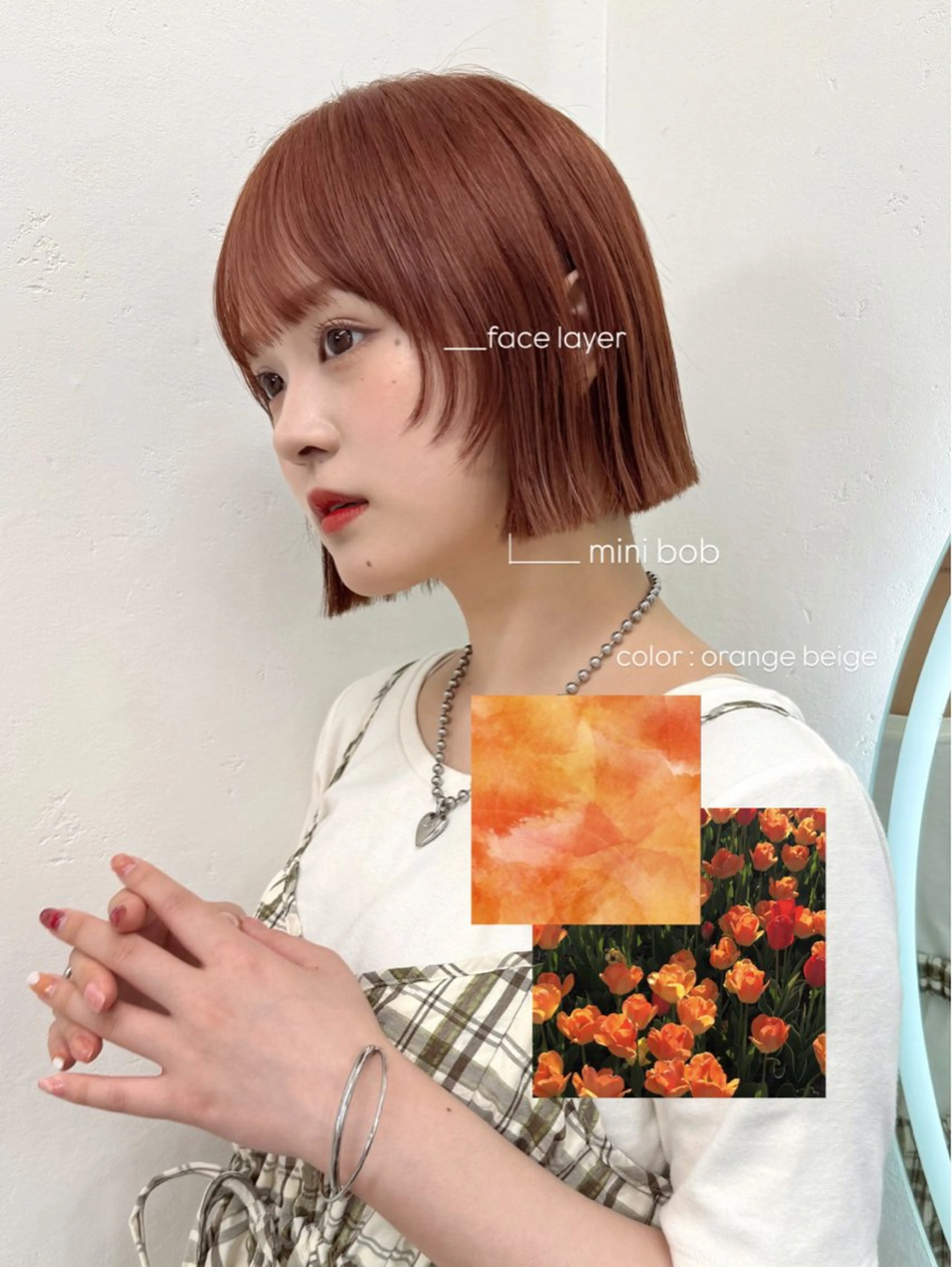 ショート カラー カット ヘアカラー トリートメント yuuka/ボブ/ダ ブルカラー/髪質改善のヘアスタイル