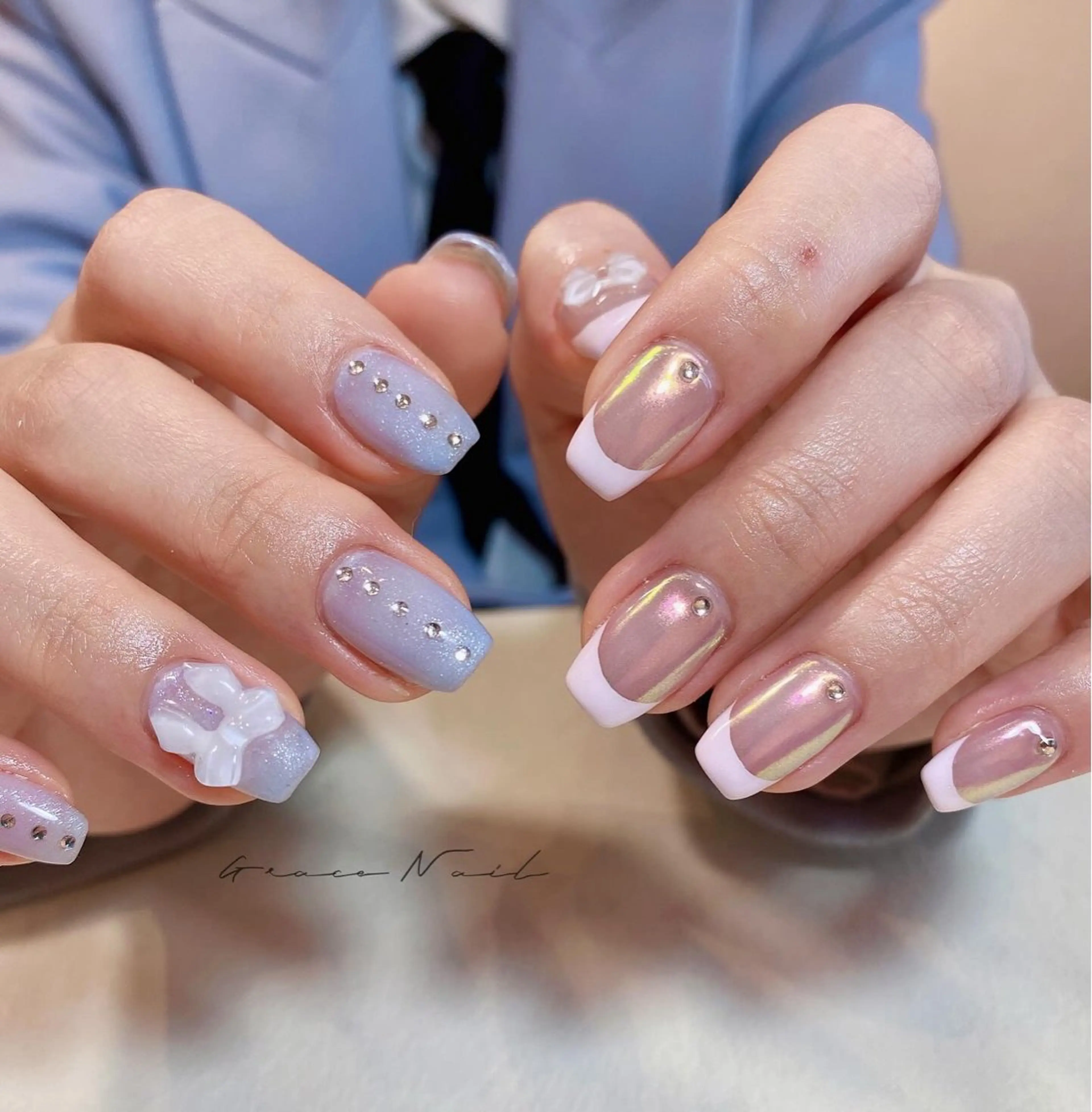 ネイル ハンドネイル ☆*｡Grace Nail｡*☆のネイルデザイン