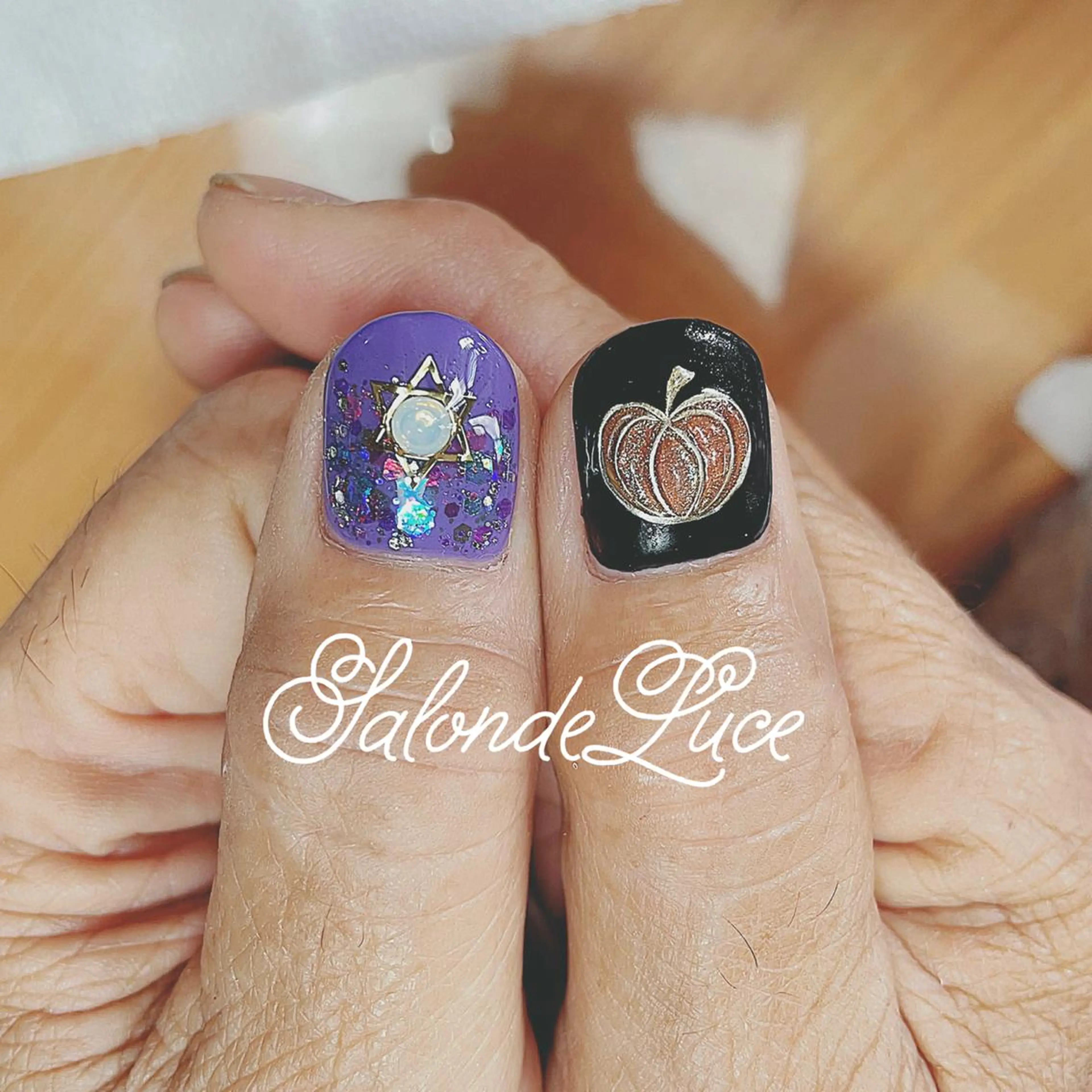 ネイル ハロウィン Salon de Luceのネイルデザイン