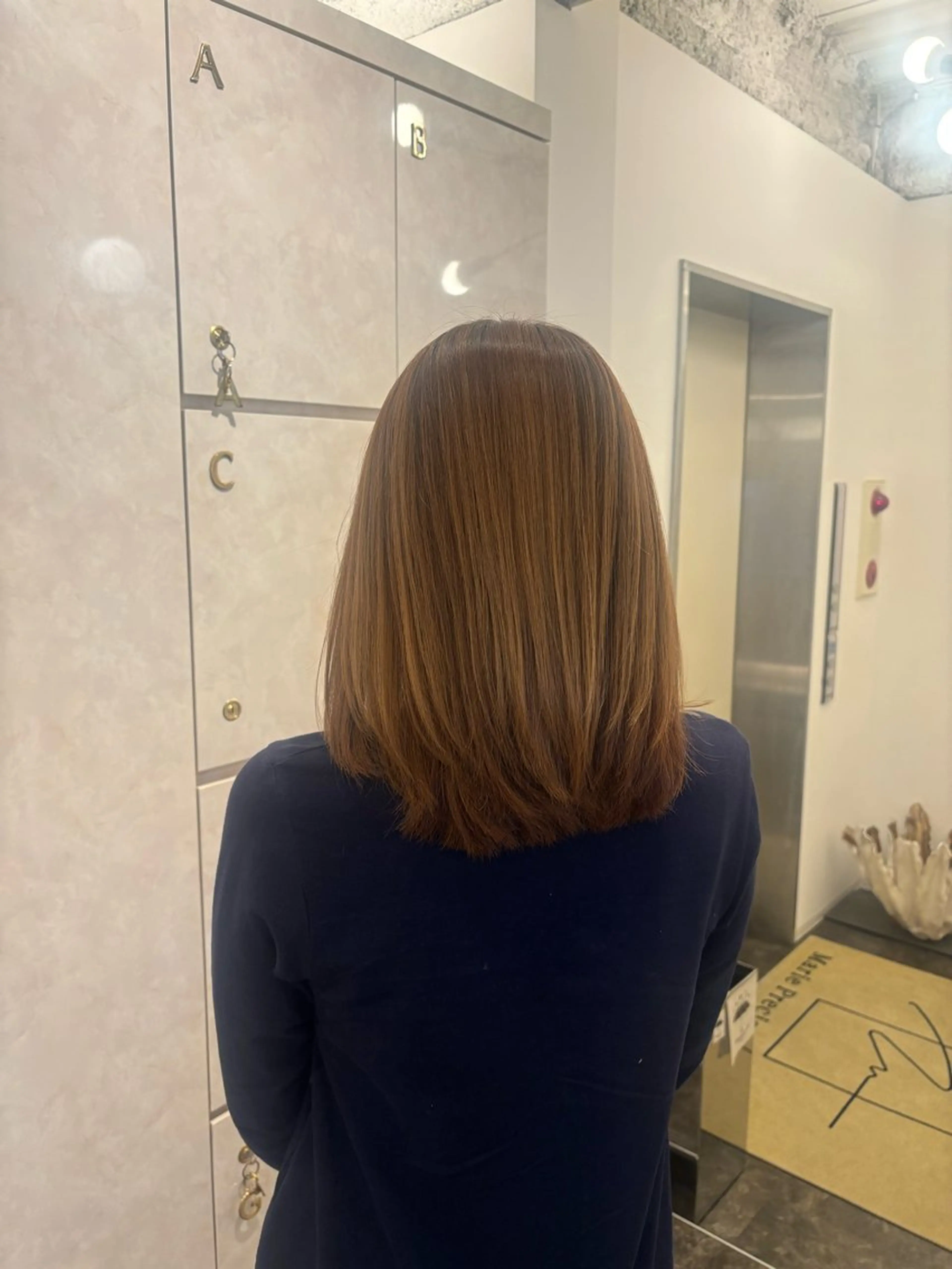 ミディアム レイヤーカット カット Nakano Noaのヘアスタイル