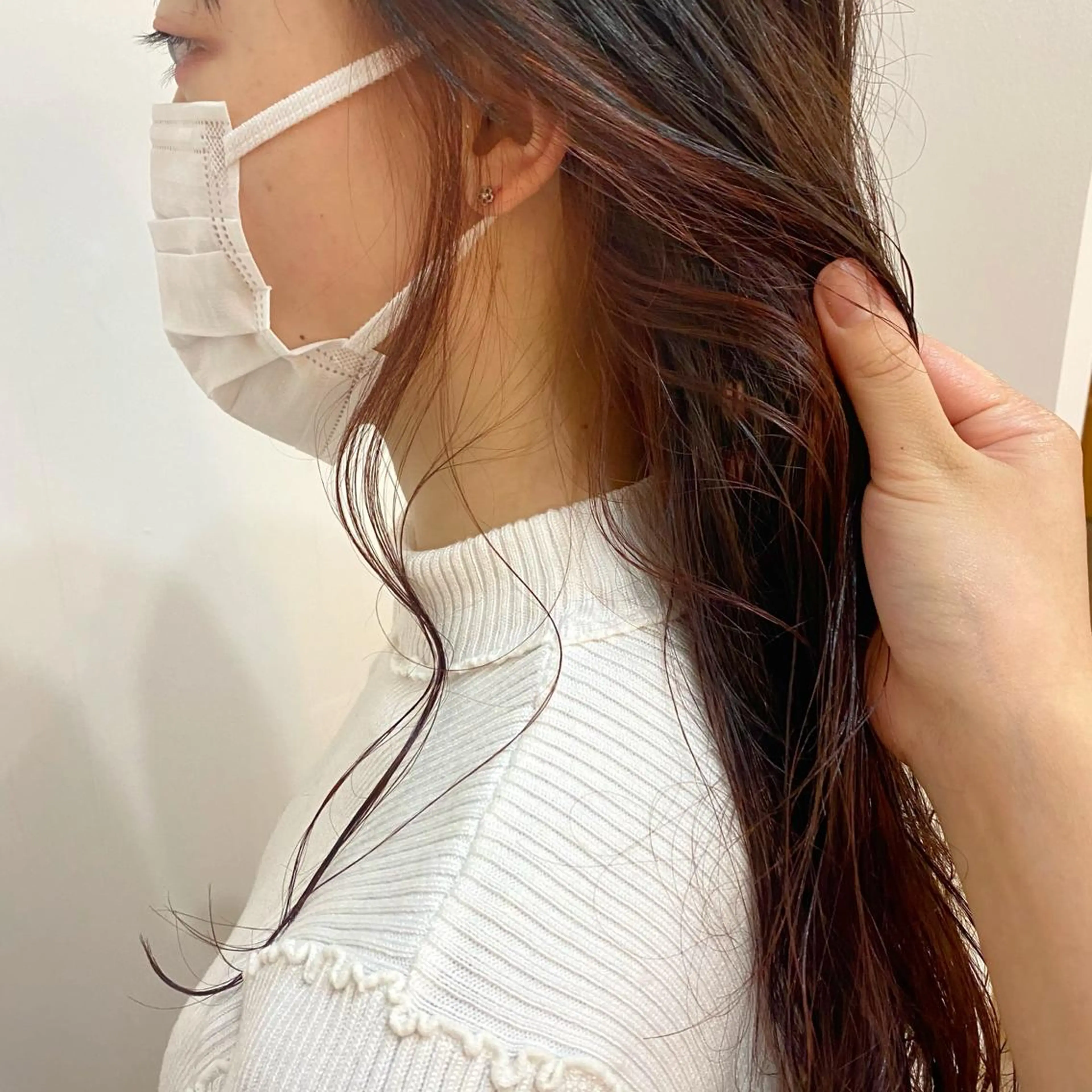 ロング カラー ブリーチ インナーカラー ブリーチなしカラー 🪭risa 暖色/レイヤー🪭のヘアスタイル