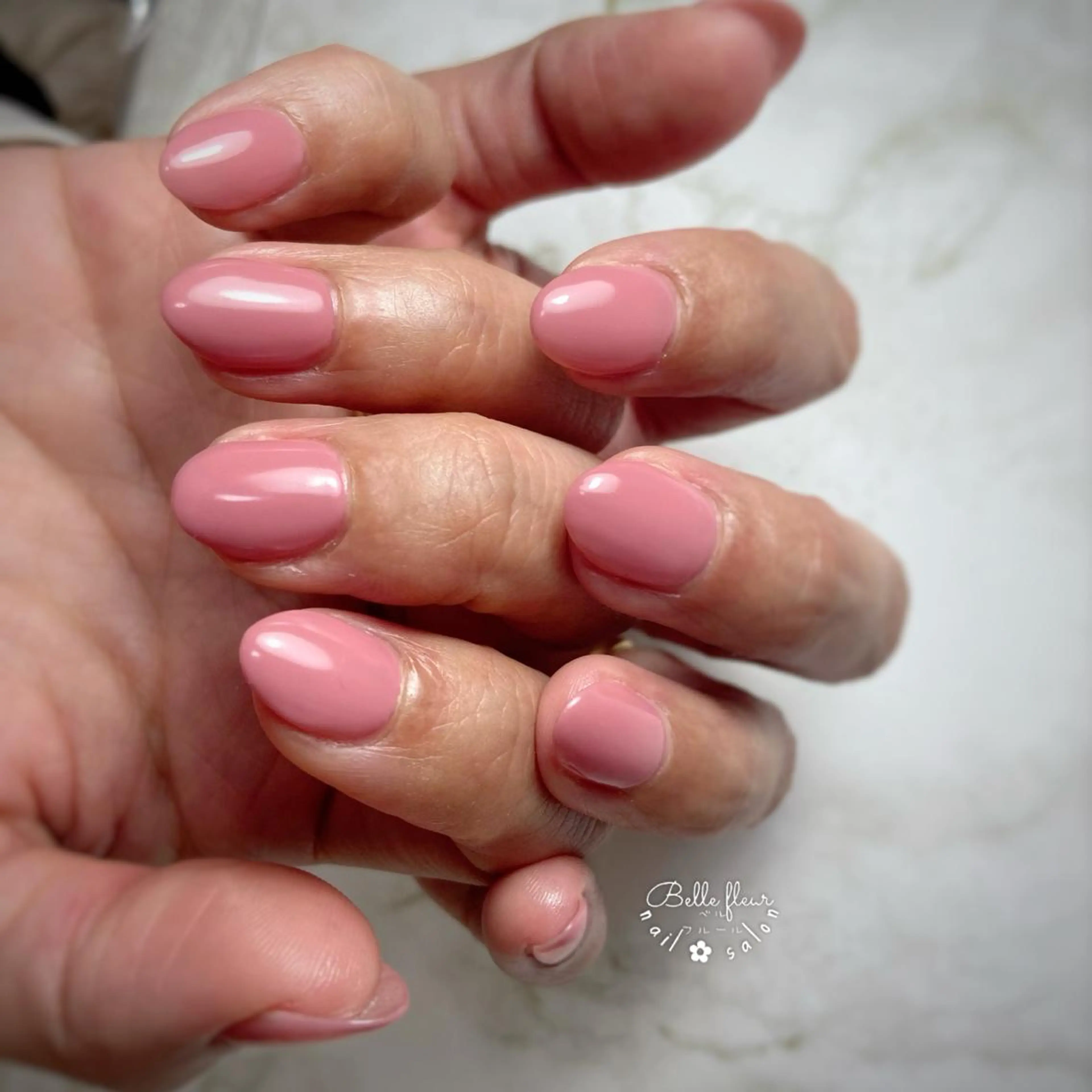 ネイル ワンカラーネイル ハンドネイル ﾈｲﾙｻﾛﾝ Bellefleurのネイルデザイン