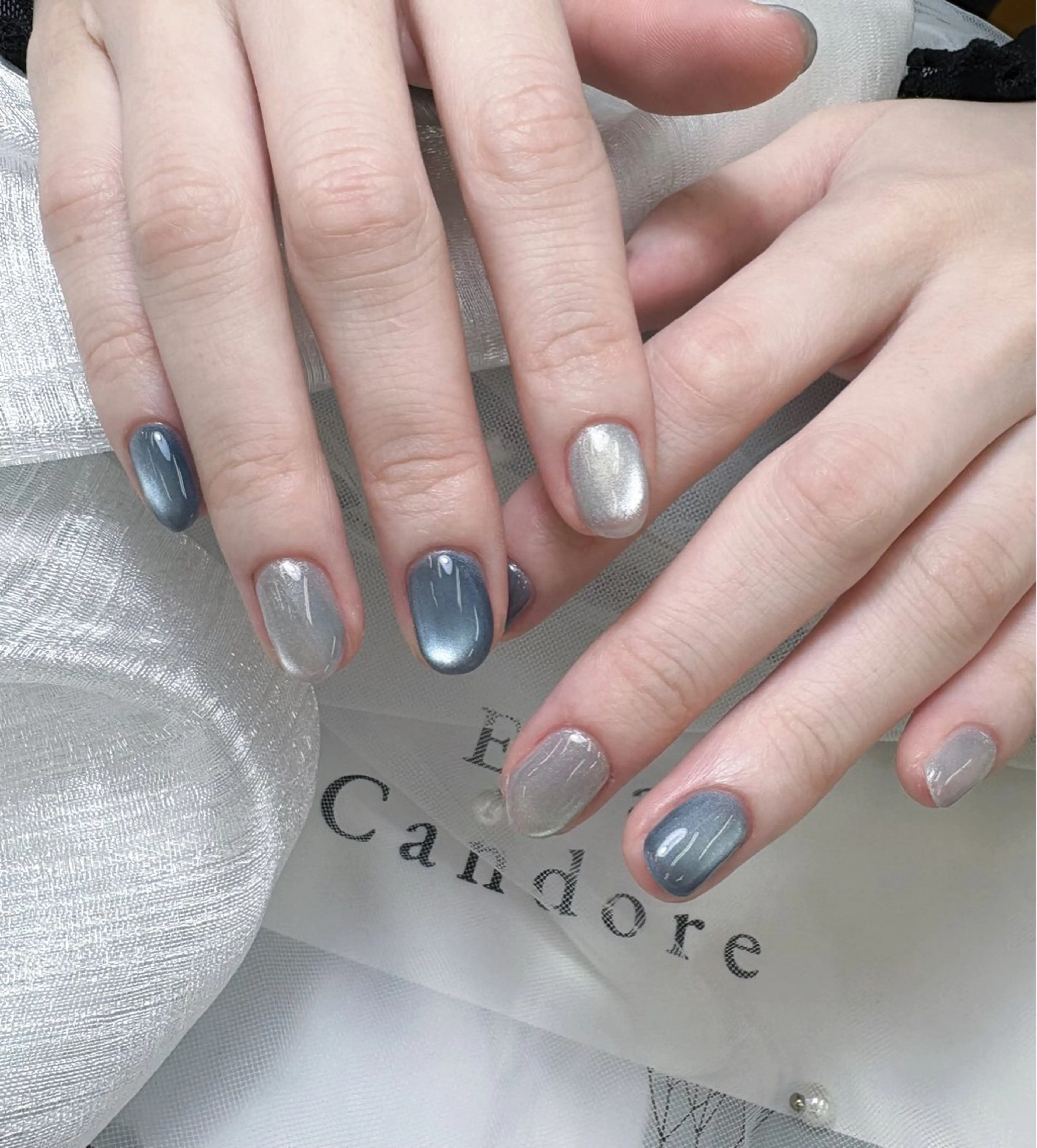 ネイル マグネットネイル 💎ネイリスト💎 月奈🌕🎀のネイルデザイン