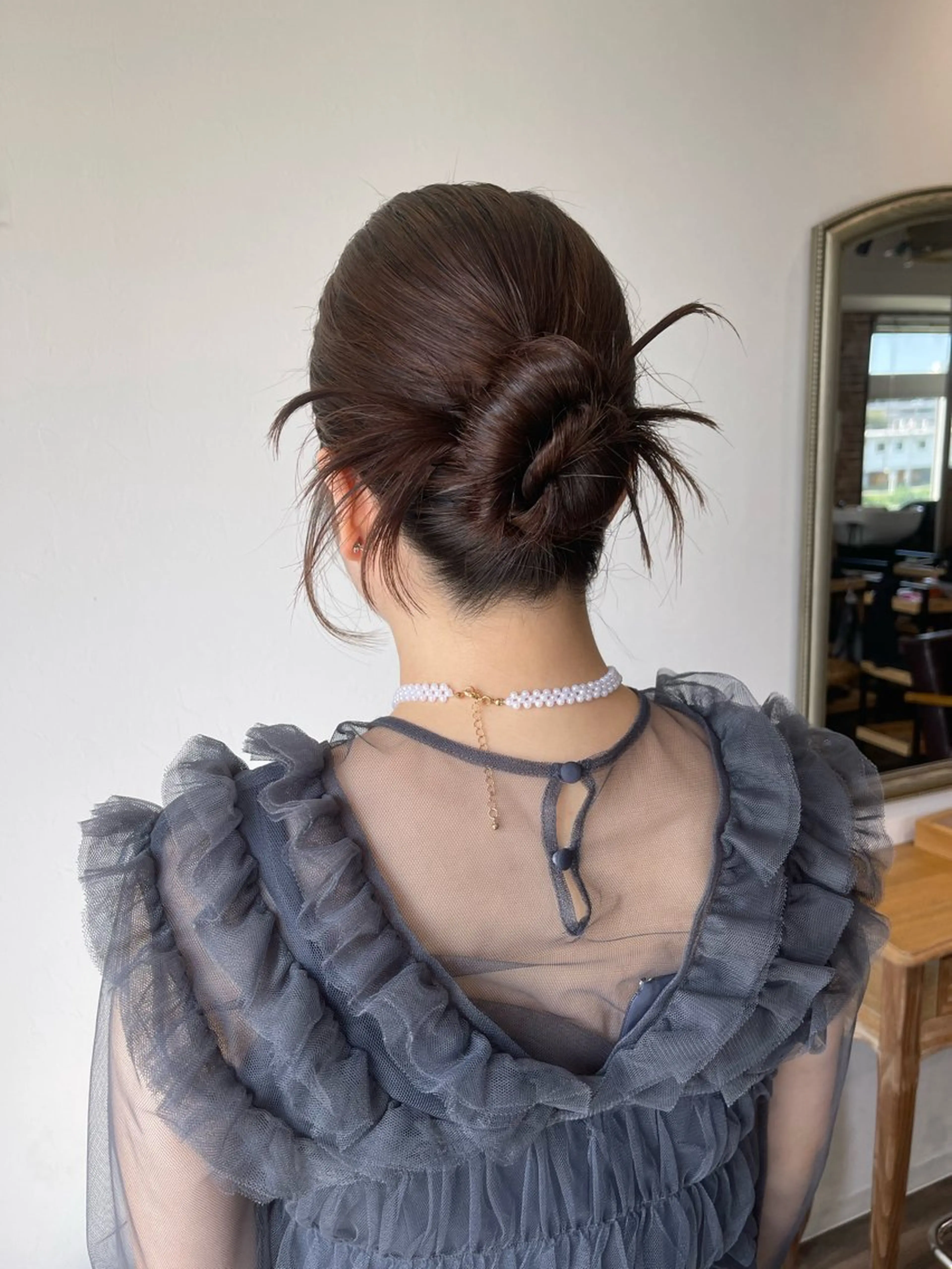 ミディアム ヘアアレンジ ヘアセット Felice Erikaのヘアスタイル