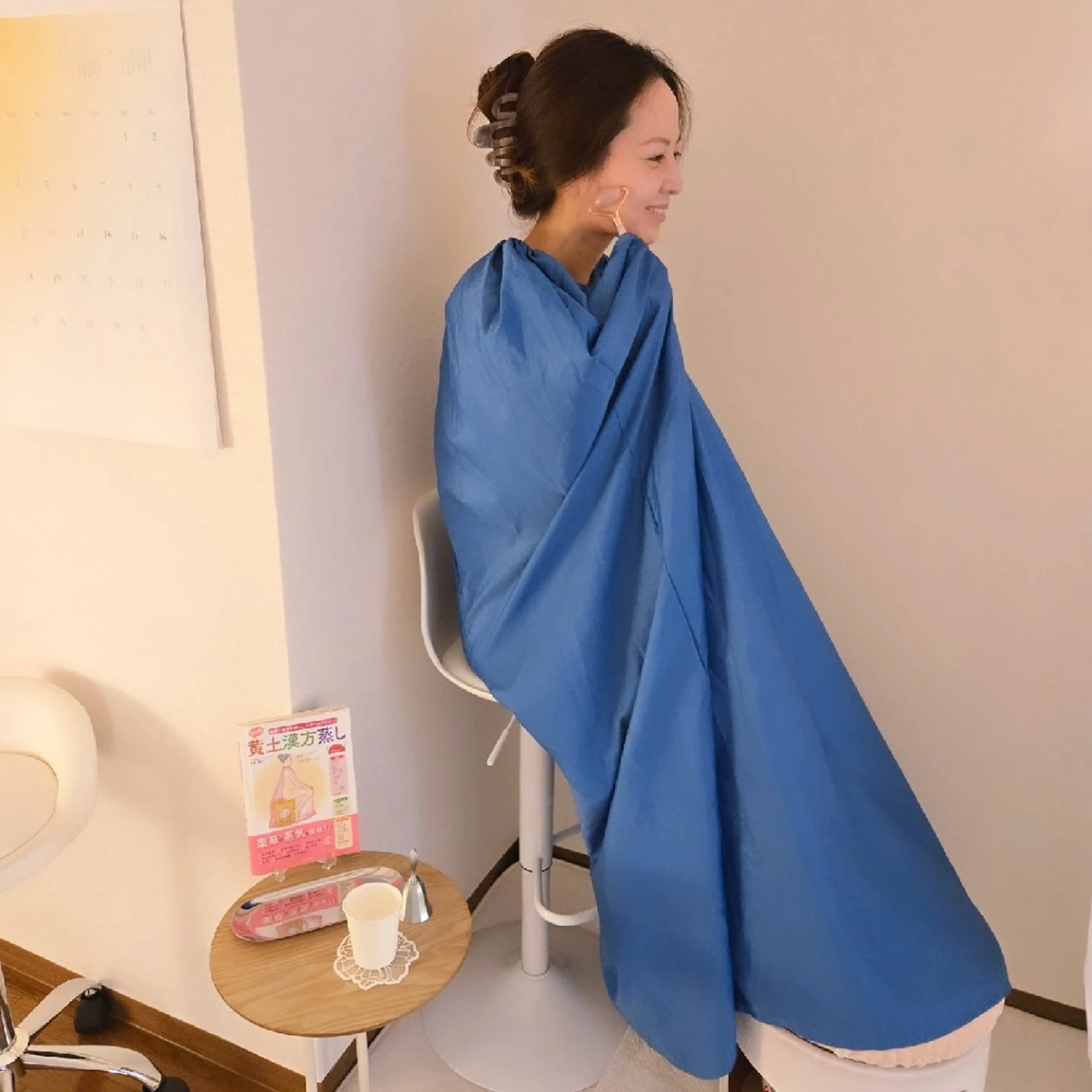 黄土漢方蒸し45分➕ビソンセラピー10分の写真