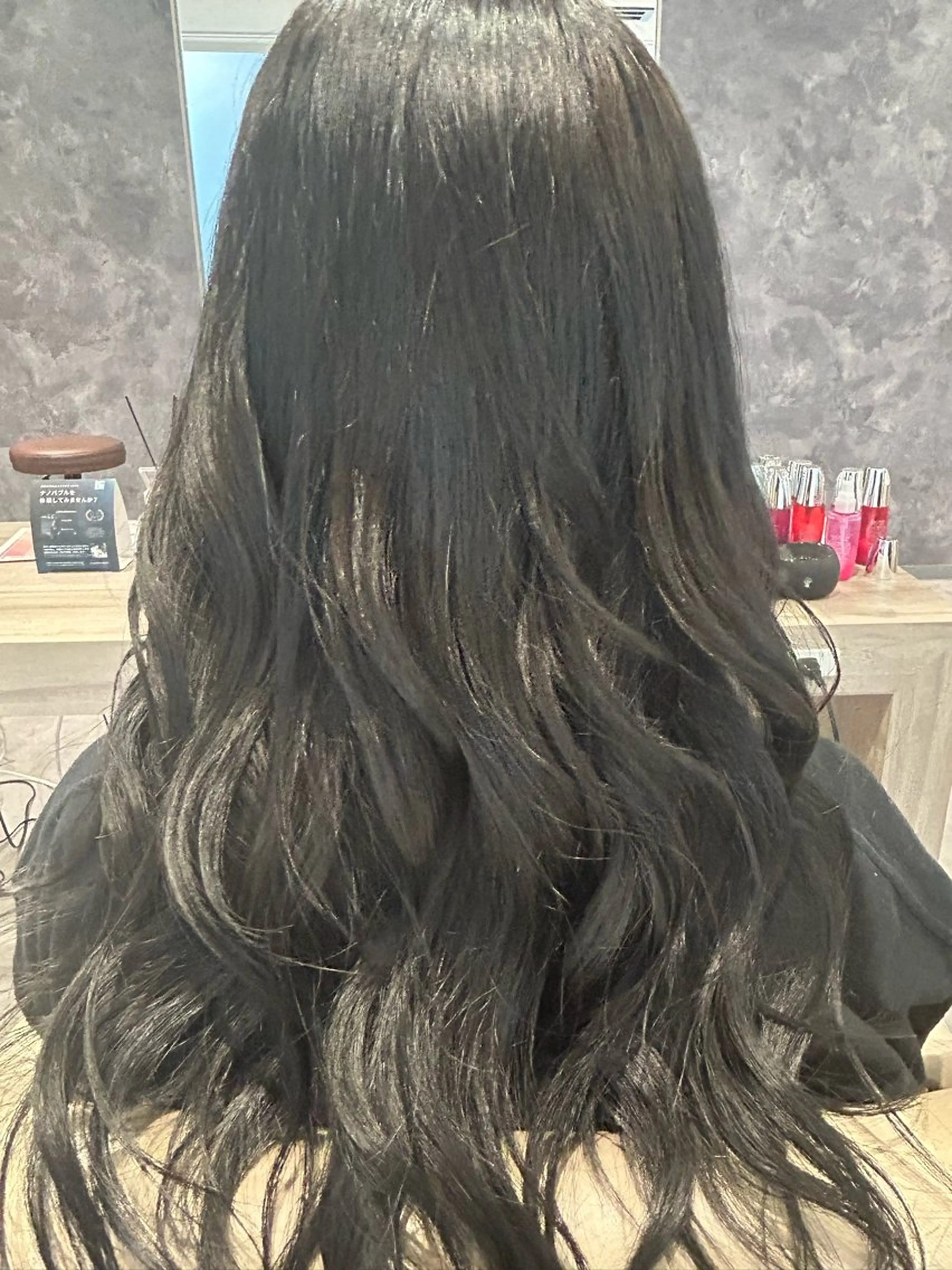 ワンカラー➕髪質改善トリートメントの写真