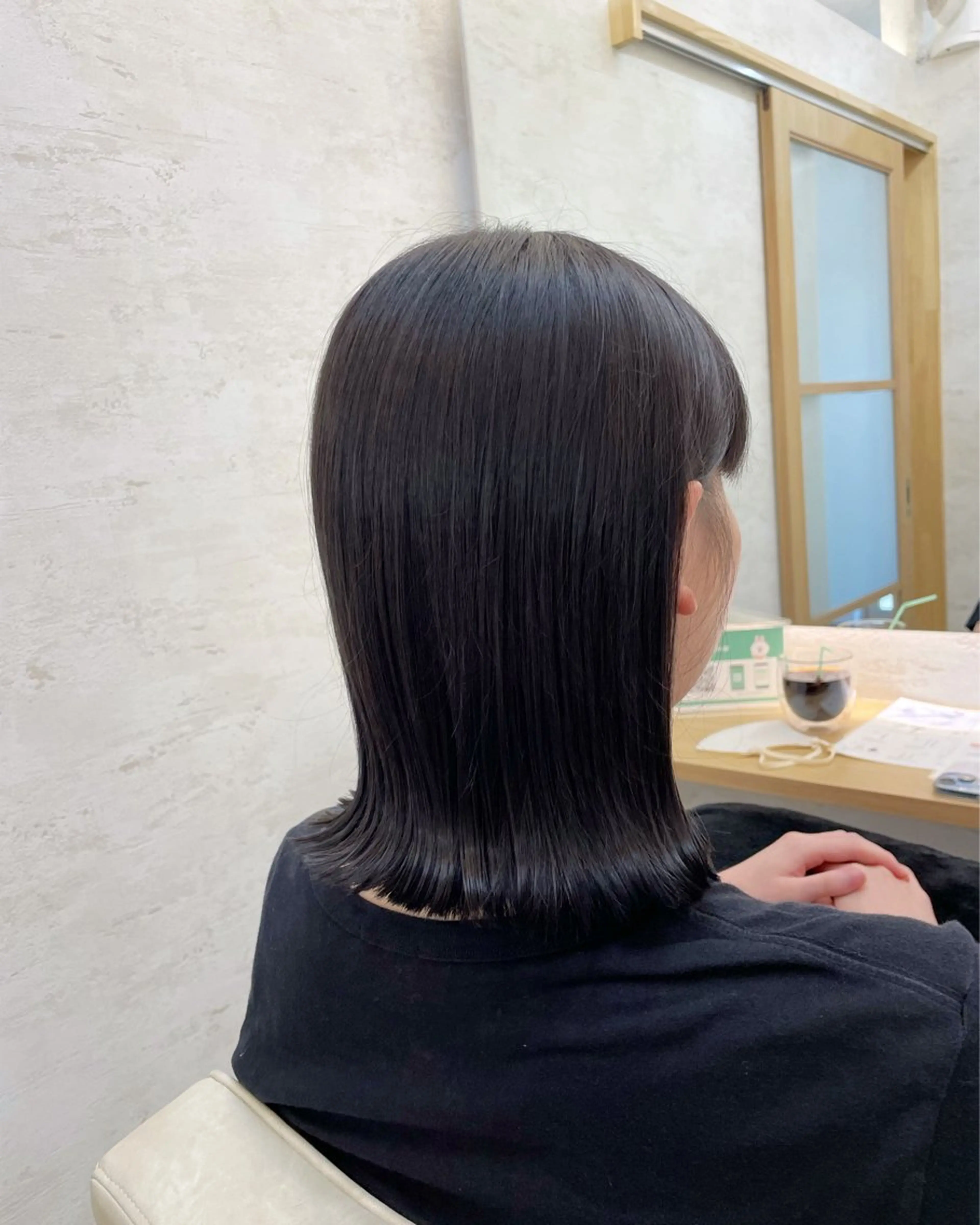 ミディアム カット トリートメント 高橋 芽衣のヘアスタイル