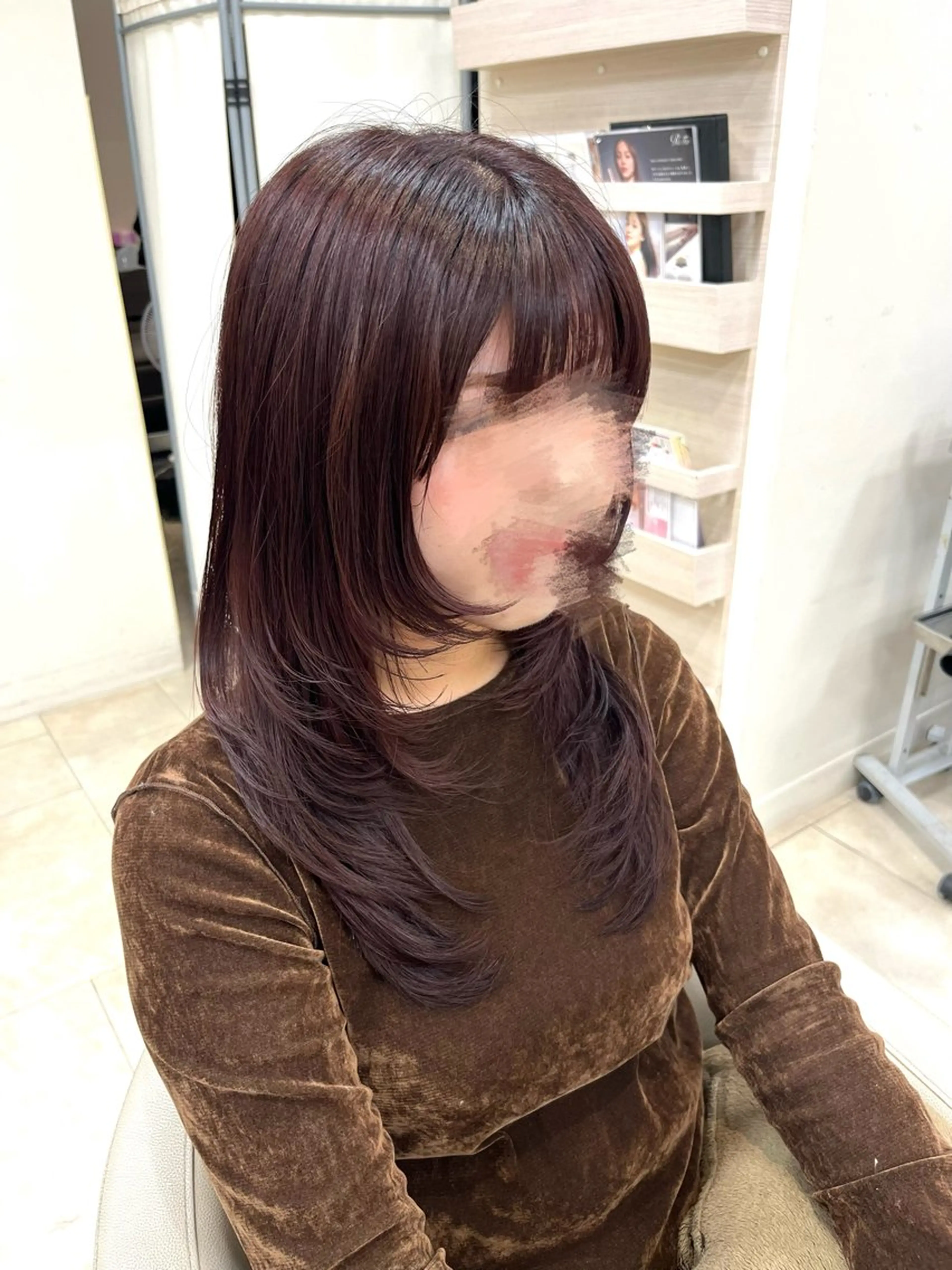 ロング カラー カット ヘアカラー トリートメント 暖色専門美容師🎀 お客様満足度◎のヘアスタイル