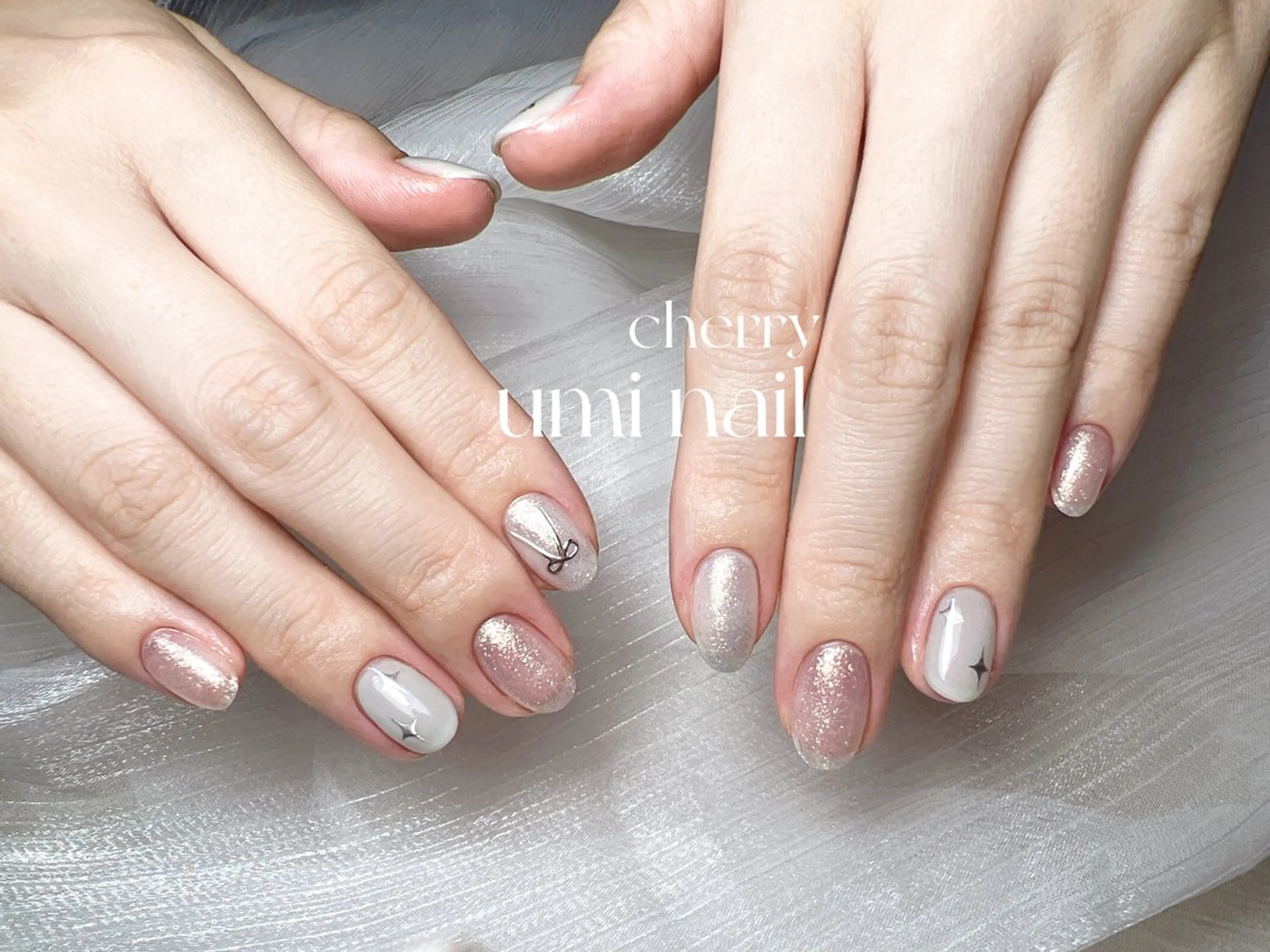 ネイル アートネイル ジェルネイル グラデーション 持ち込み オフィスネイル LUXE NAIL SALONのネイルデザイン