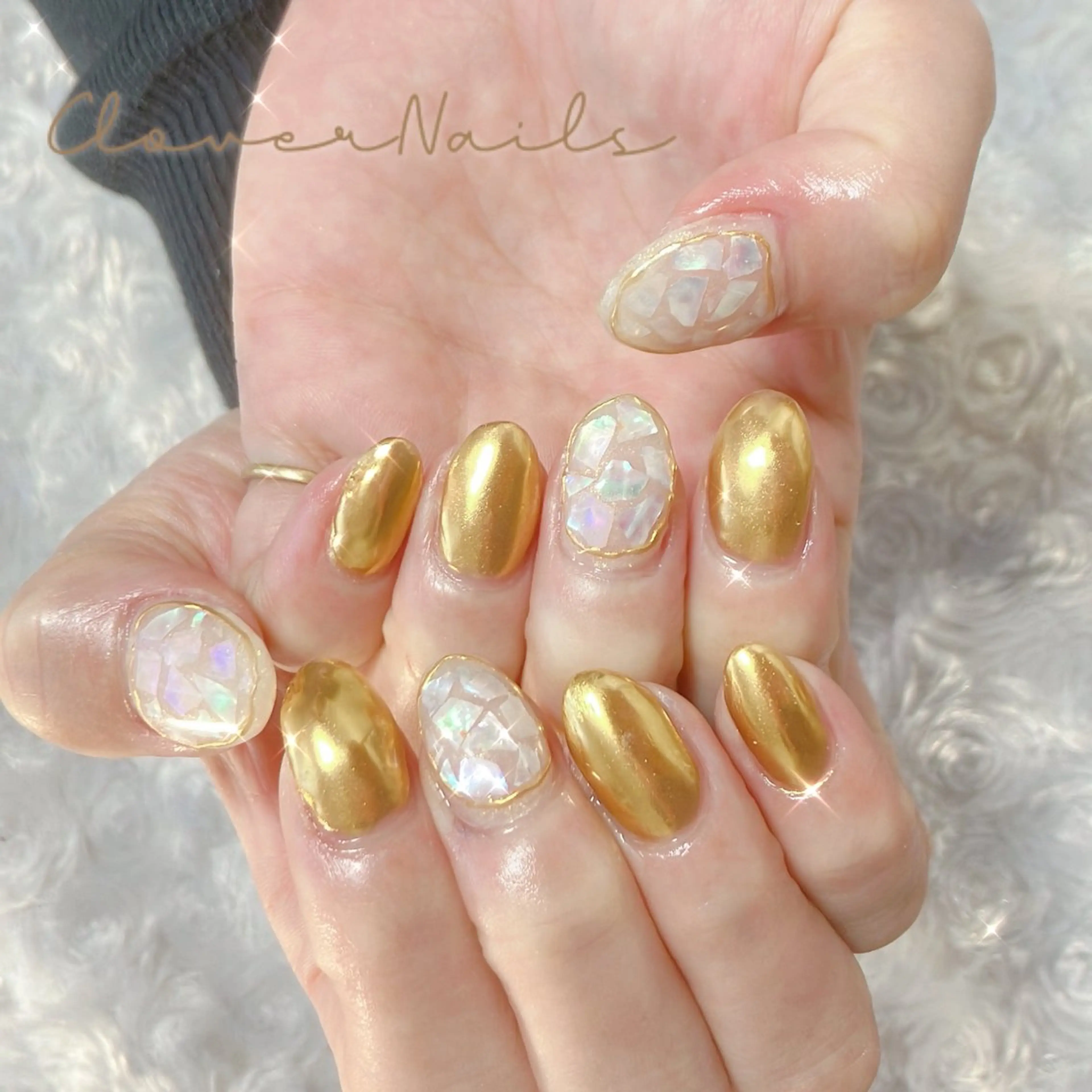 ネイル ハンドネイル 自宅ネイルサロン クロバーネイルのネイルデザイン