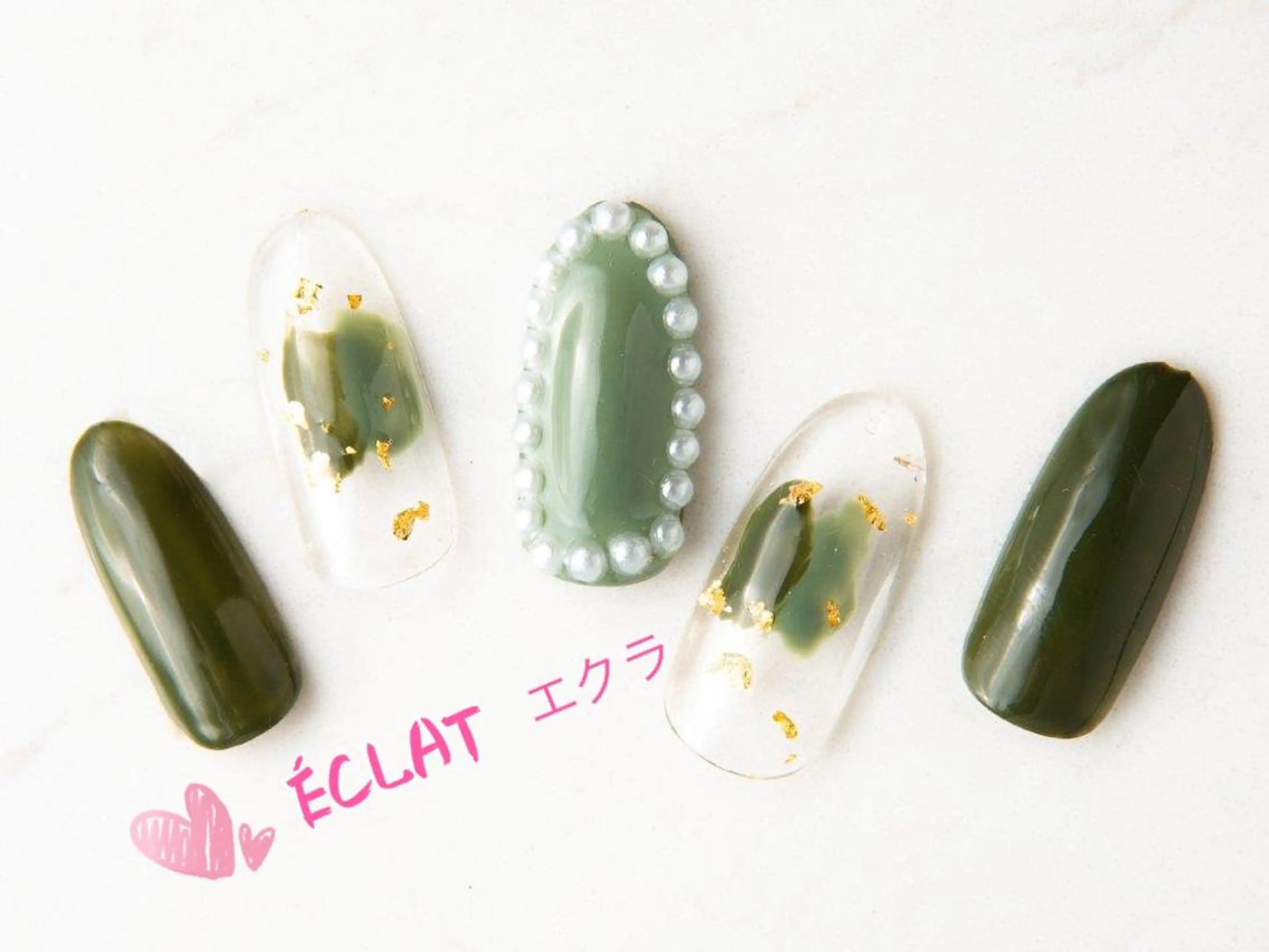 ネイル ハンドネイル ネイルサロンエクラ 🫧Shizukaのネイルデザイン