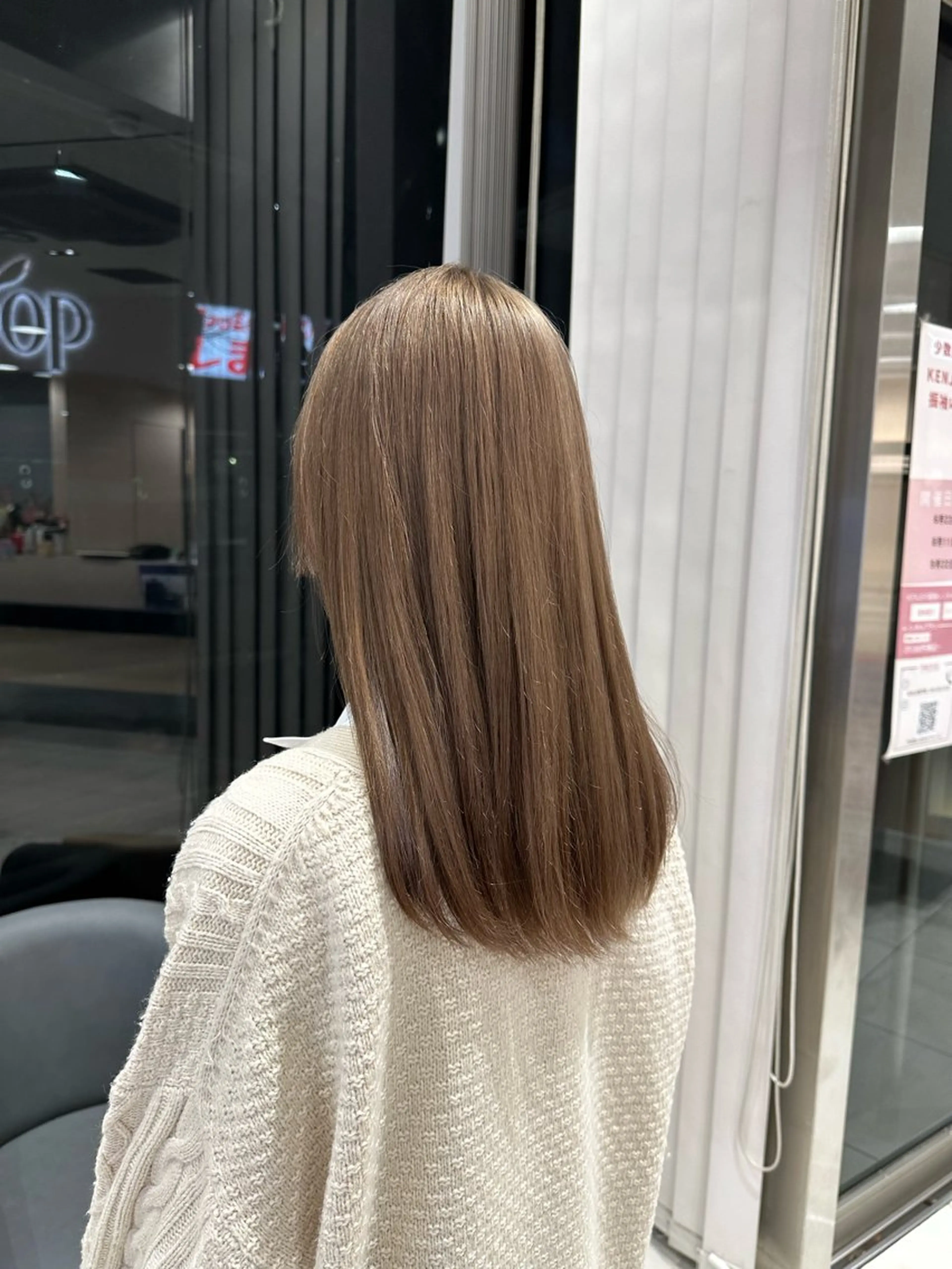 ロング カラー ブラウンカラー ヘアカラー クロスパーマ/うる艶 カラー/Kurumiのヘアスタイル