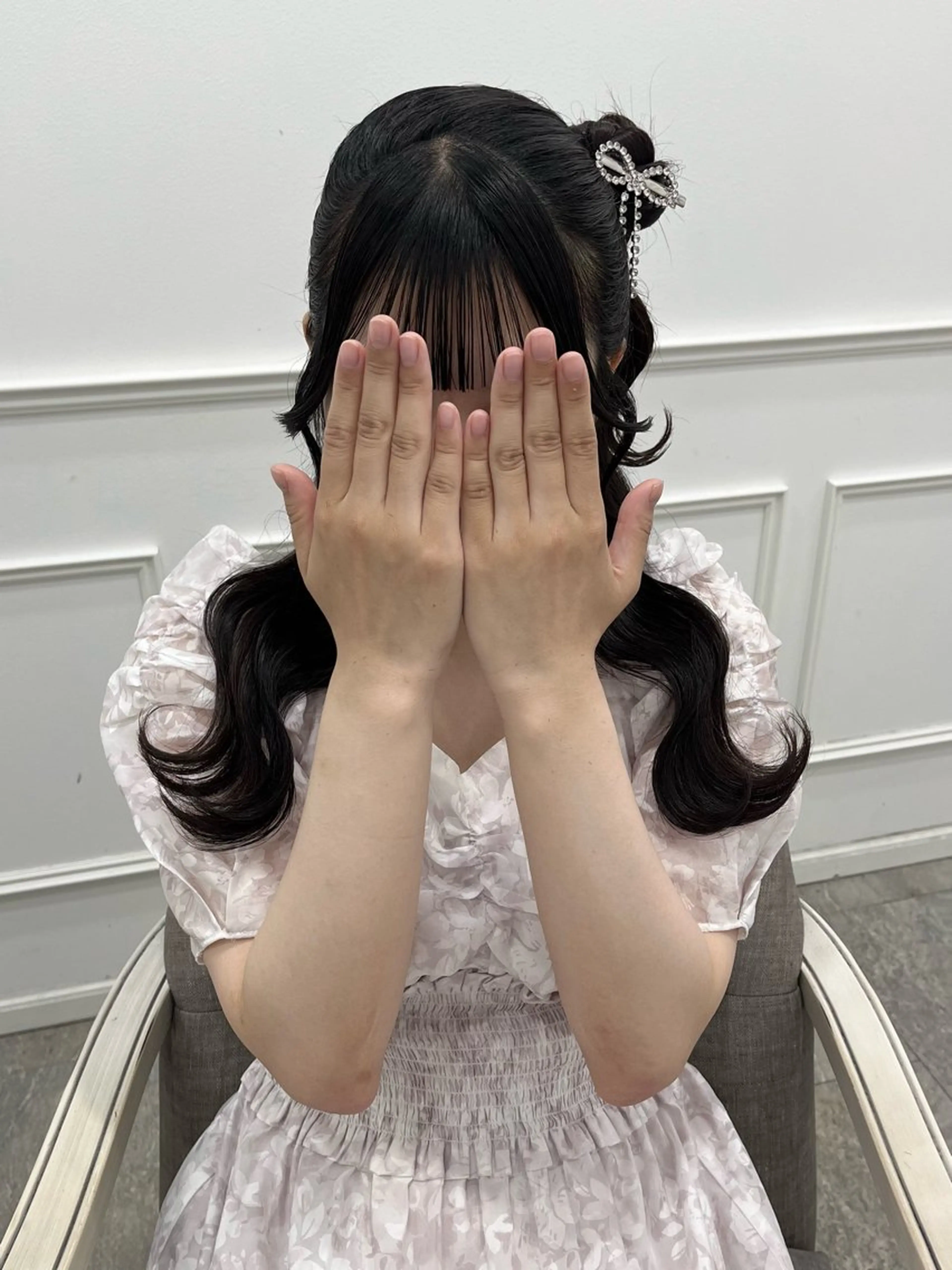 ロング ヘアアレンジ 新井 凪のヘアスタイル