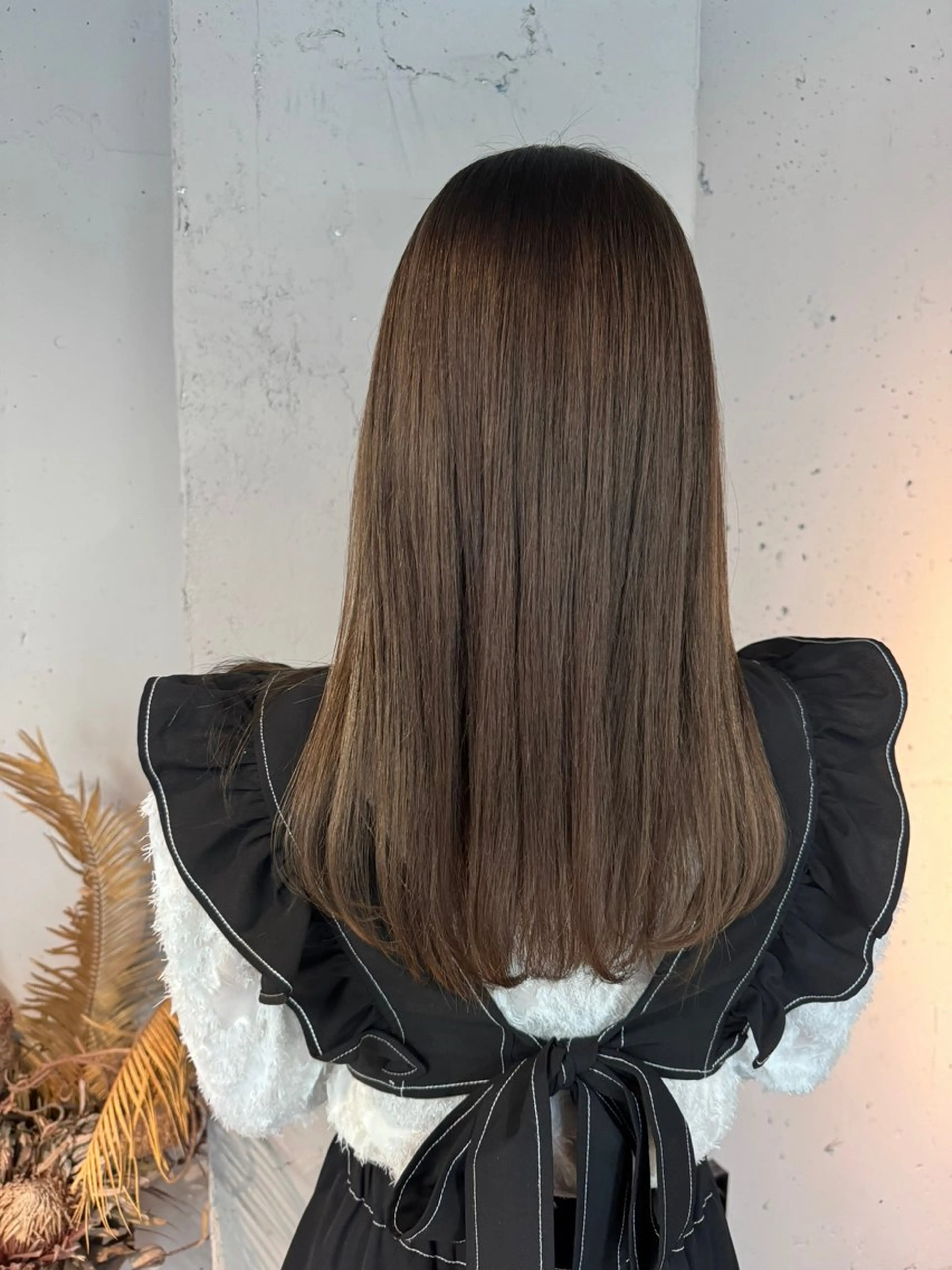 セミロング カラー カット ヘアカラー トリートメント ヘッドスパ 艶髪/髪質改善/ MONSO山本のヘアスタイル