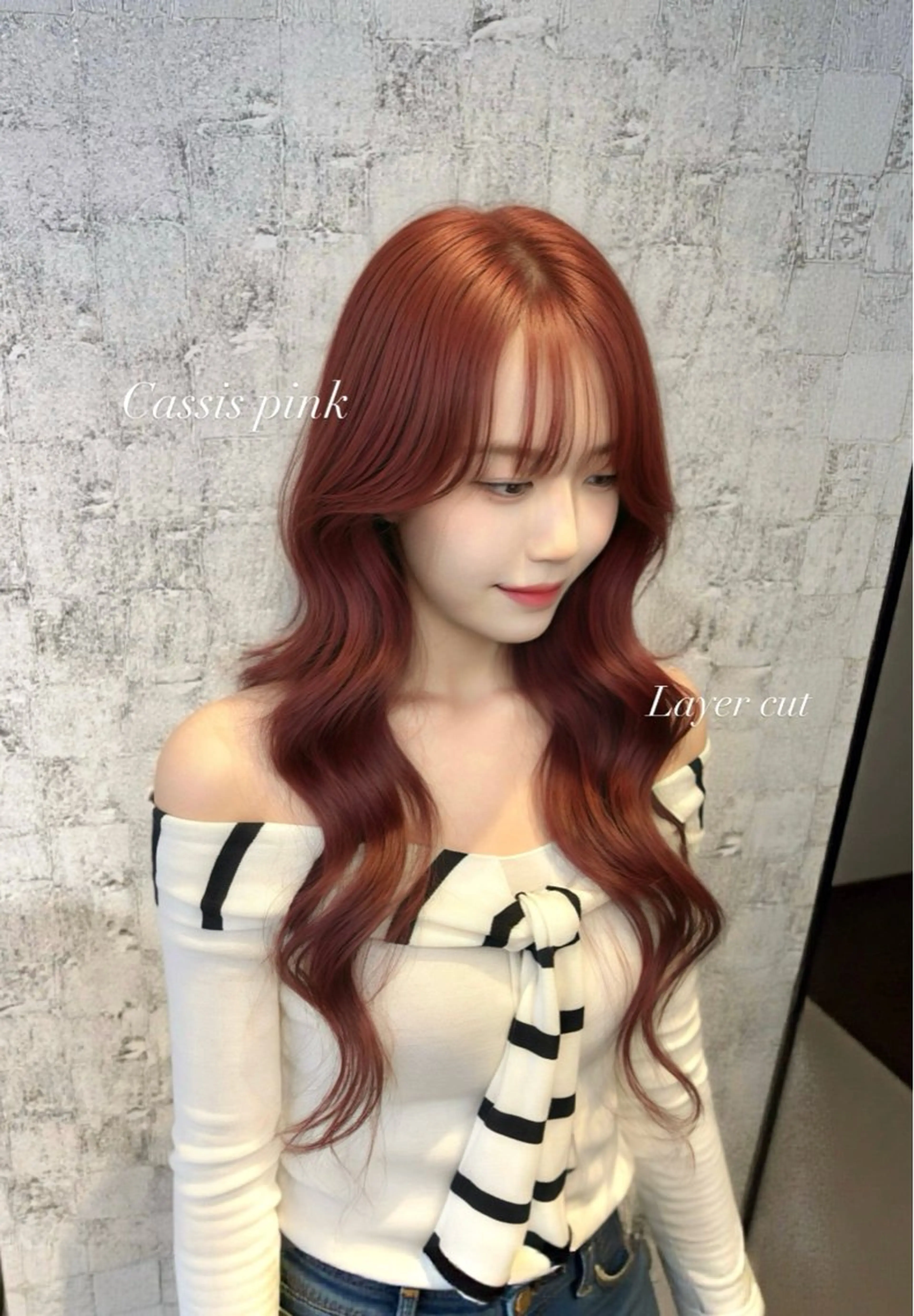 ロング カラー ヘアカラー 韓国レイヤー/カラー 🐈‍⬛💗miyuのヘアスタイル