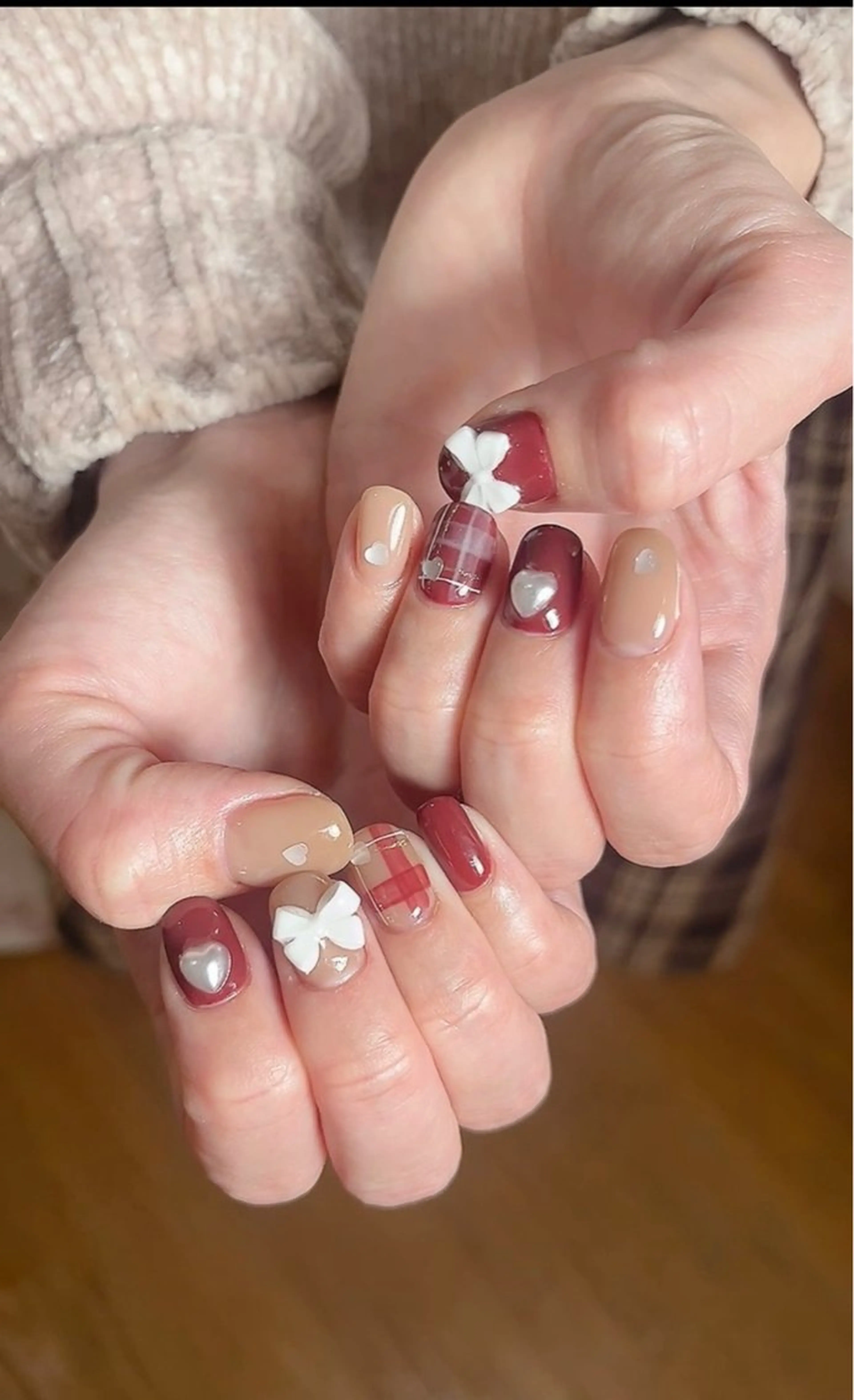 ネイル ハンドネイル LOVE NAIL 💕Sonoのネイルデザイン