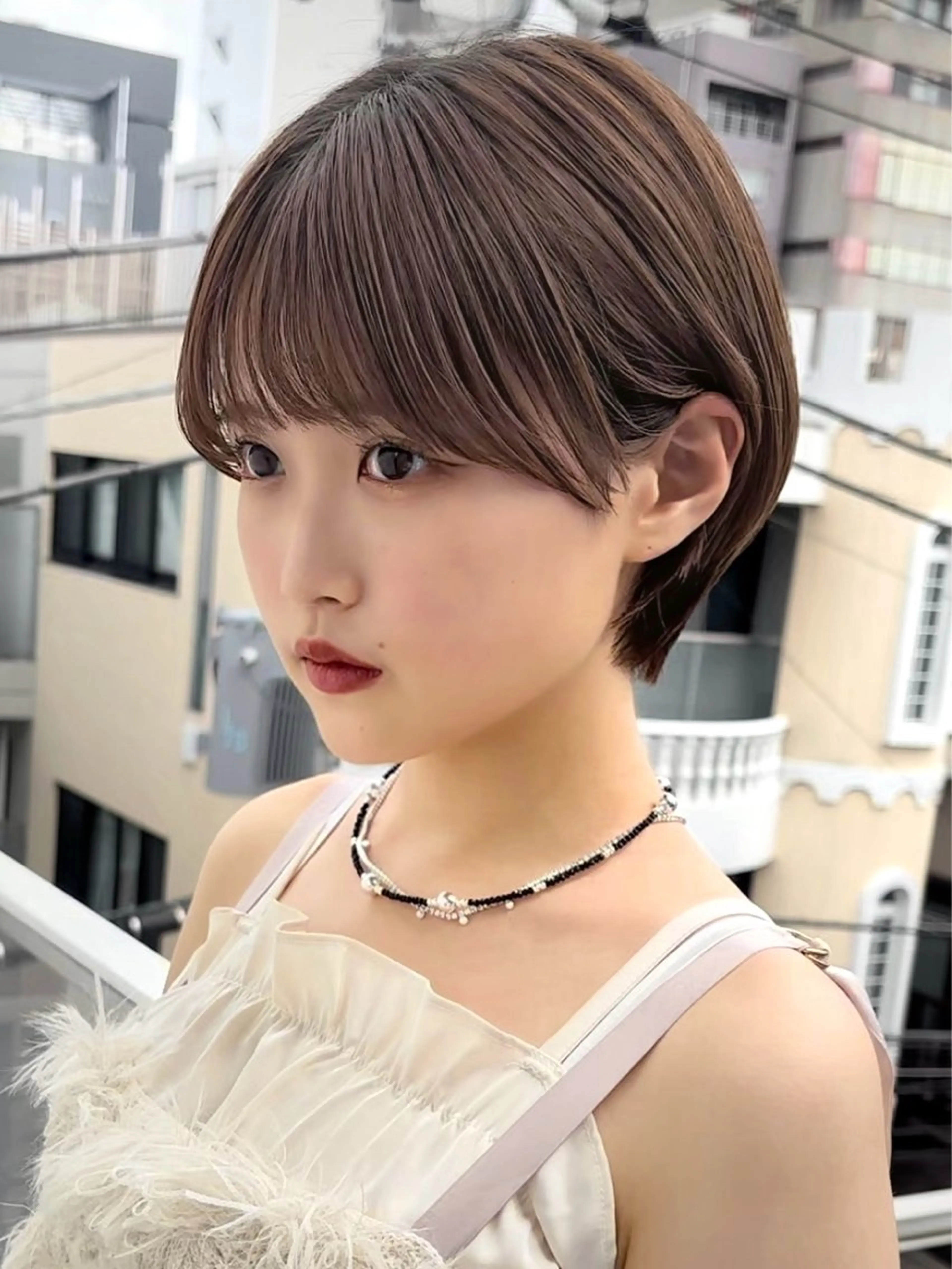 ショート 🎀大川 錬🎀 ブリーチなしWカラーのヘアスタイル