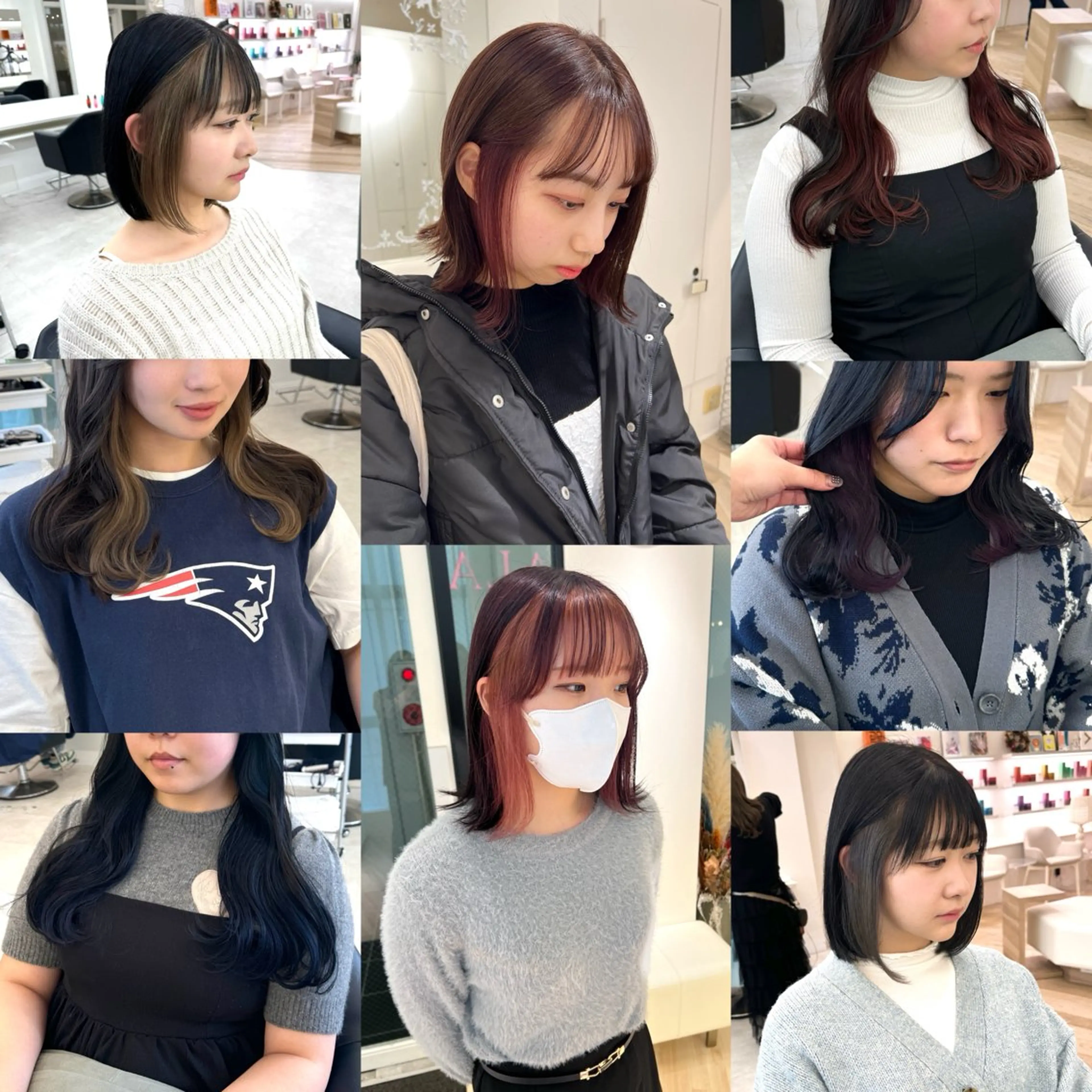 ロング カラー カット ヘアカラー ♡ParveMix NANO♡のヘアスタイル