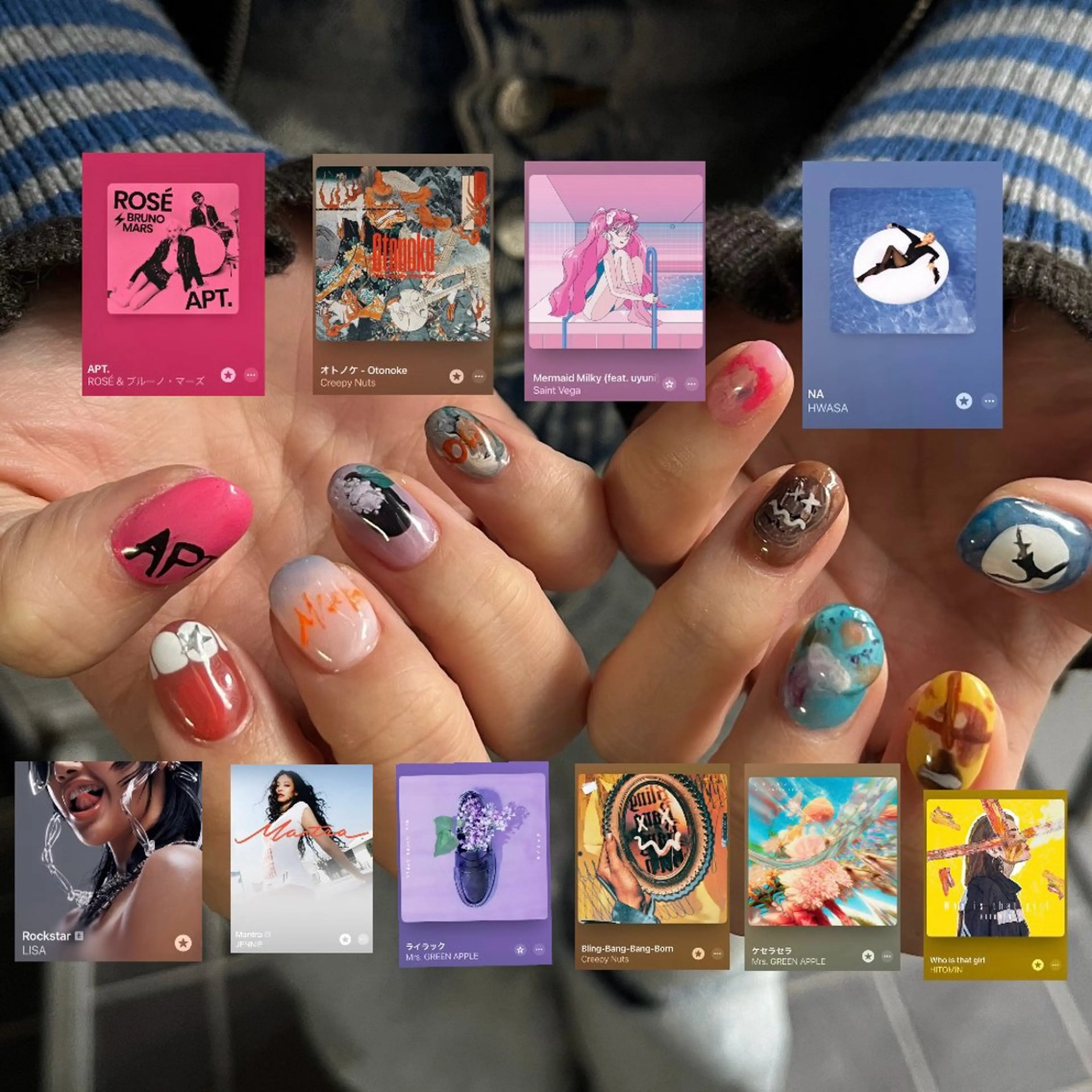 ネイル 小川 柚香のネイルデザイン