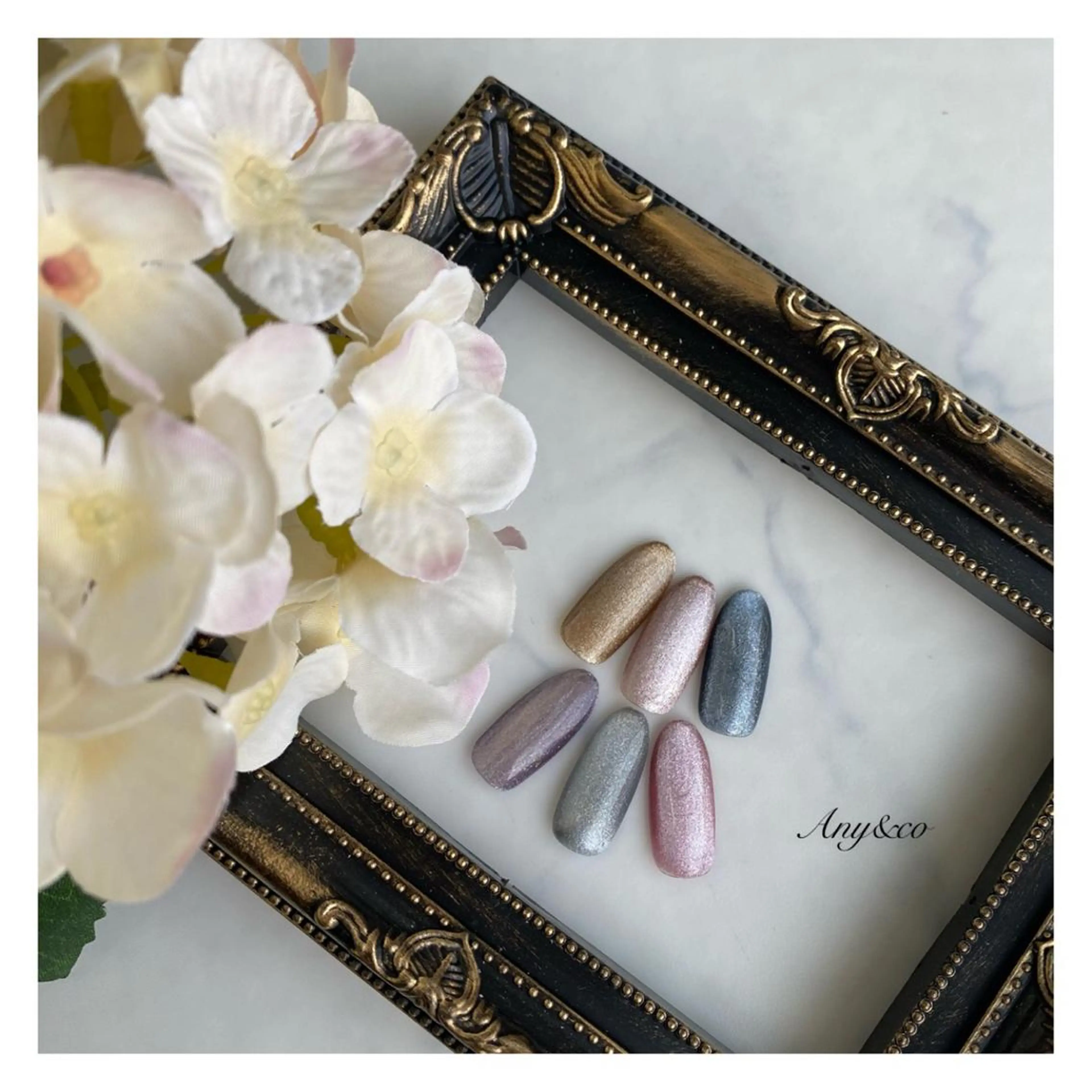 ネイル マグネットネイル ハンドネイル Any&co 【エニコ】のマツエク・マツパデザイン