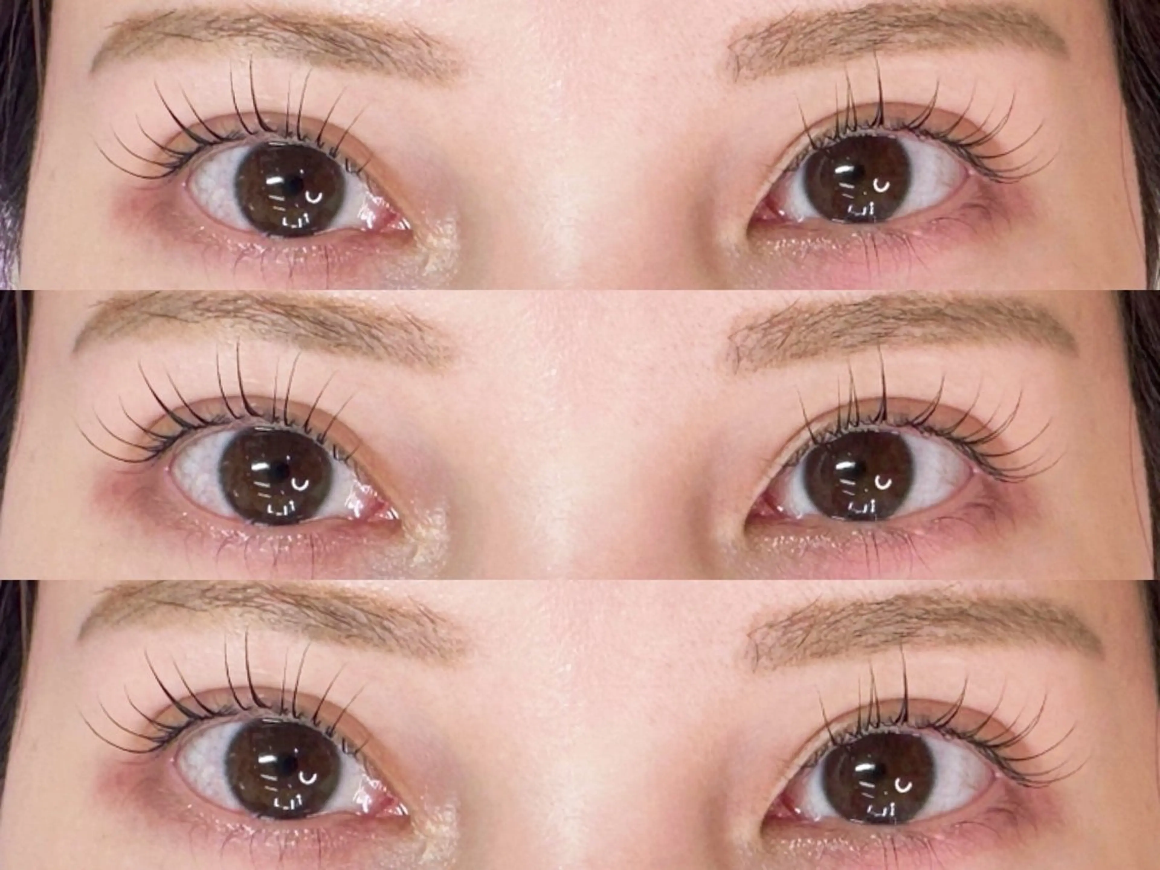 マツエク・マツパ フラットラッシュ まつげパーマ 一重×まつ毛パーマ ボリュームラッシュ マツパ サン美容室所属・サン美容室 ♡の眉毛・アイブロウイメージ