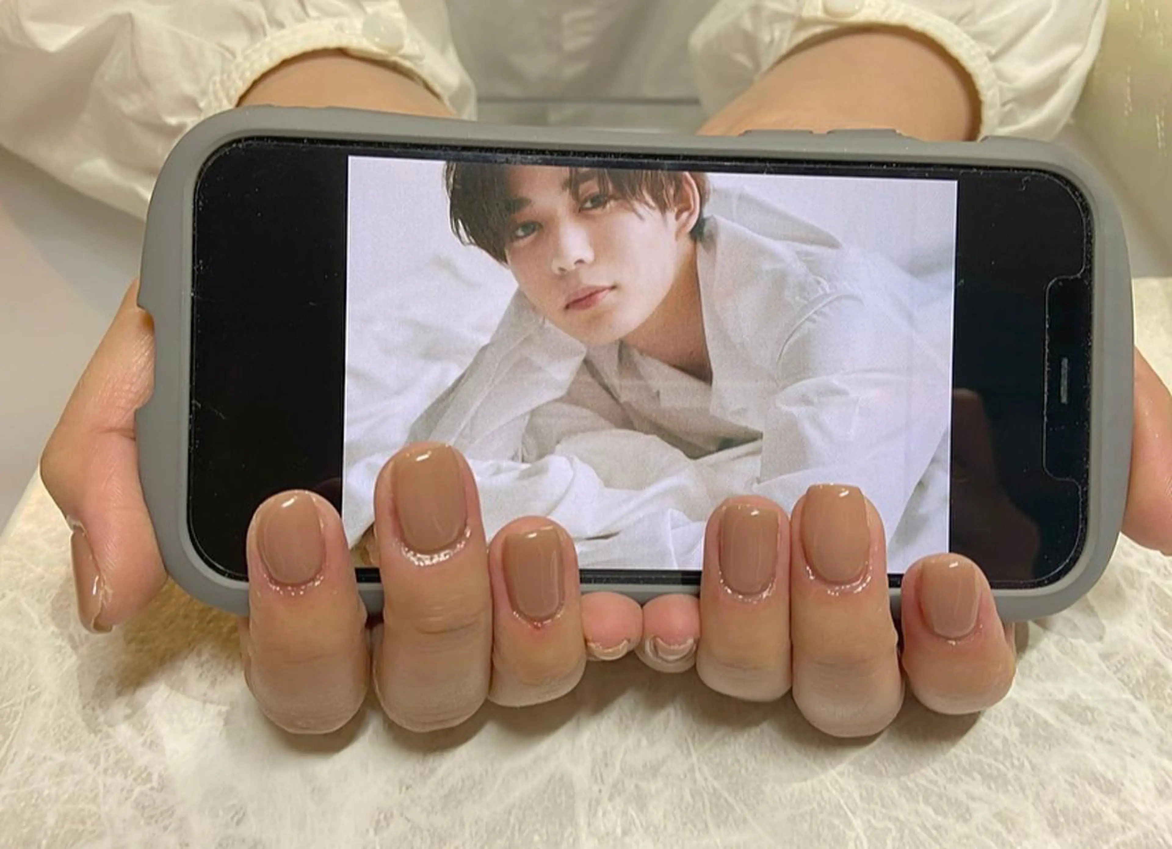 ネイル スクエアネイル 🧸熊谷 かほ🧸のネイルデザイン