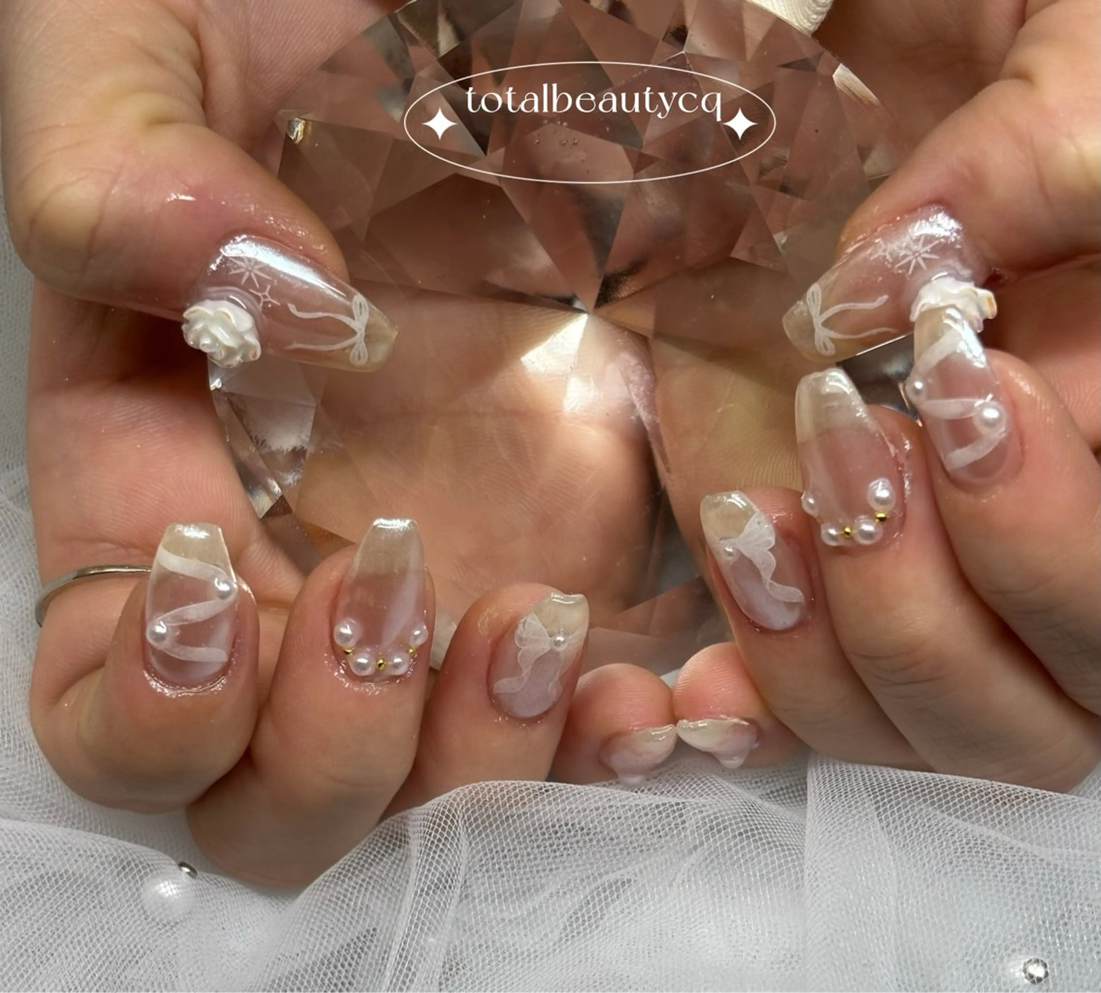 ネイル ハンドネイル トータルビューティー CQのネイルデザイン