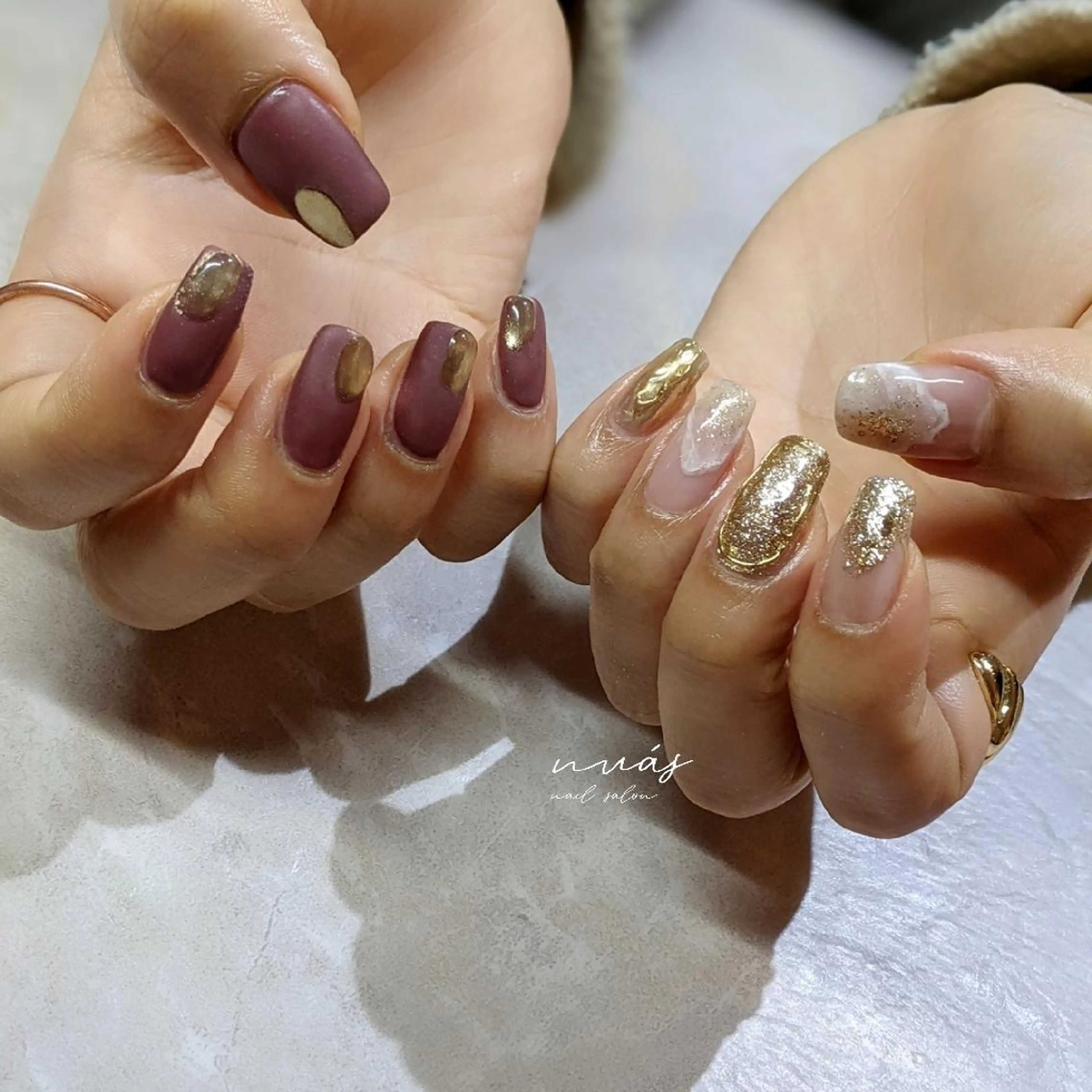 ネイル ハンドネイル nuás nail & eyeのネイルデザイン