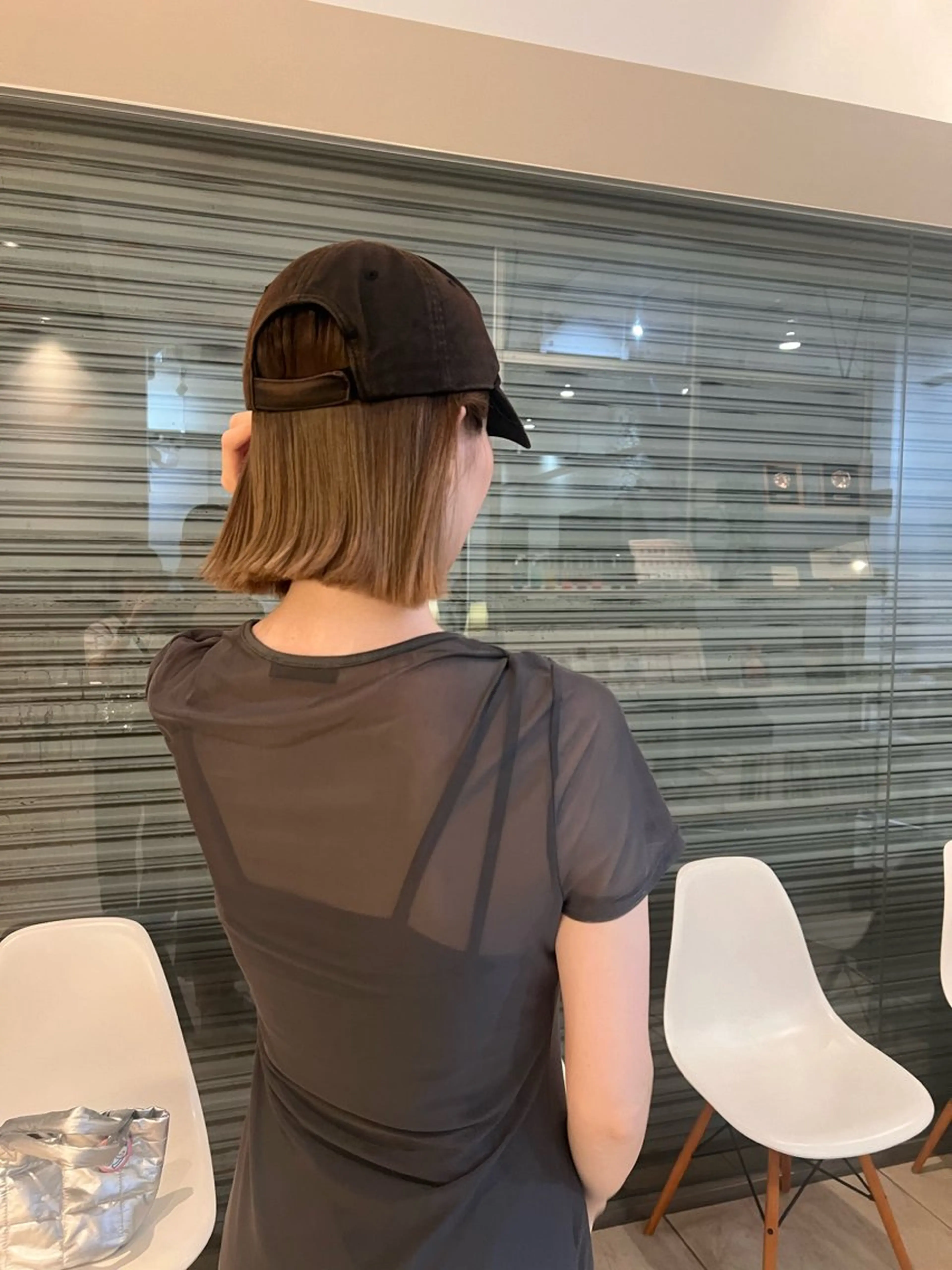 ショート リリカ🐈‍⬛ブリー チカラー/上永谷のヘアスタイル