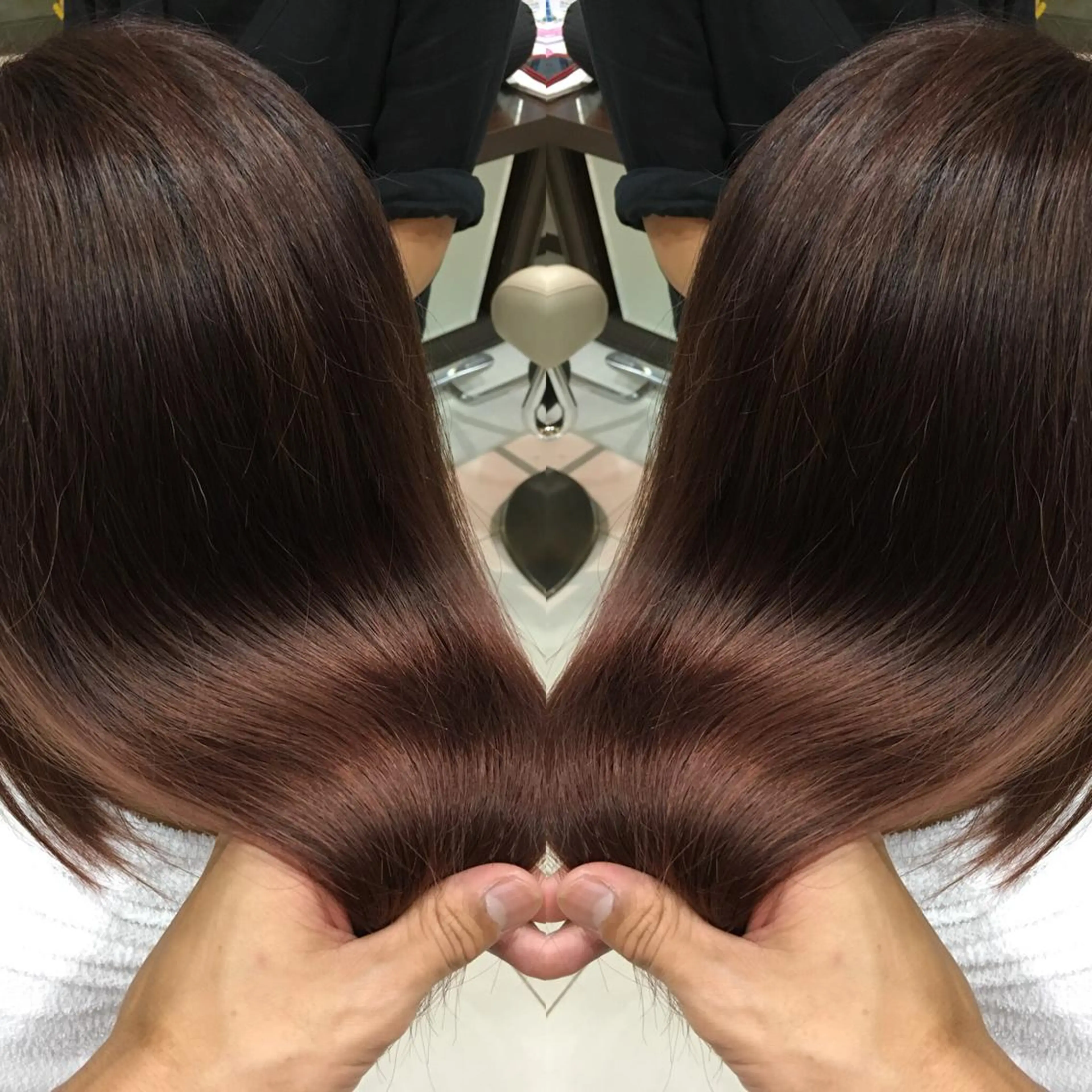 セミロング カラー 寺内 紳悟のヘアスタイル