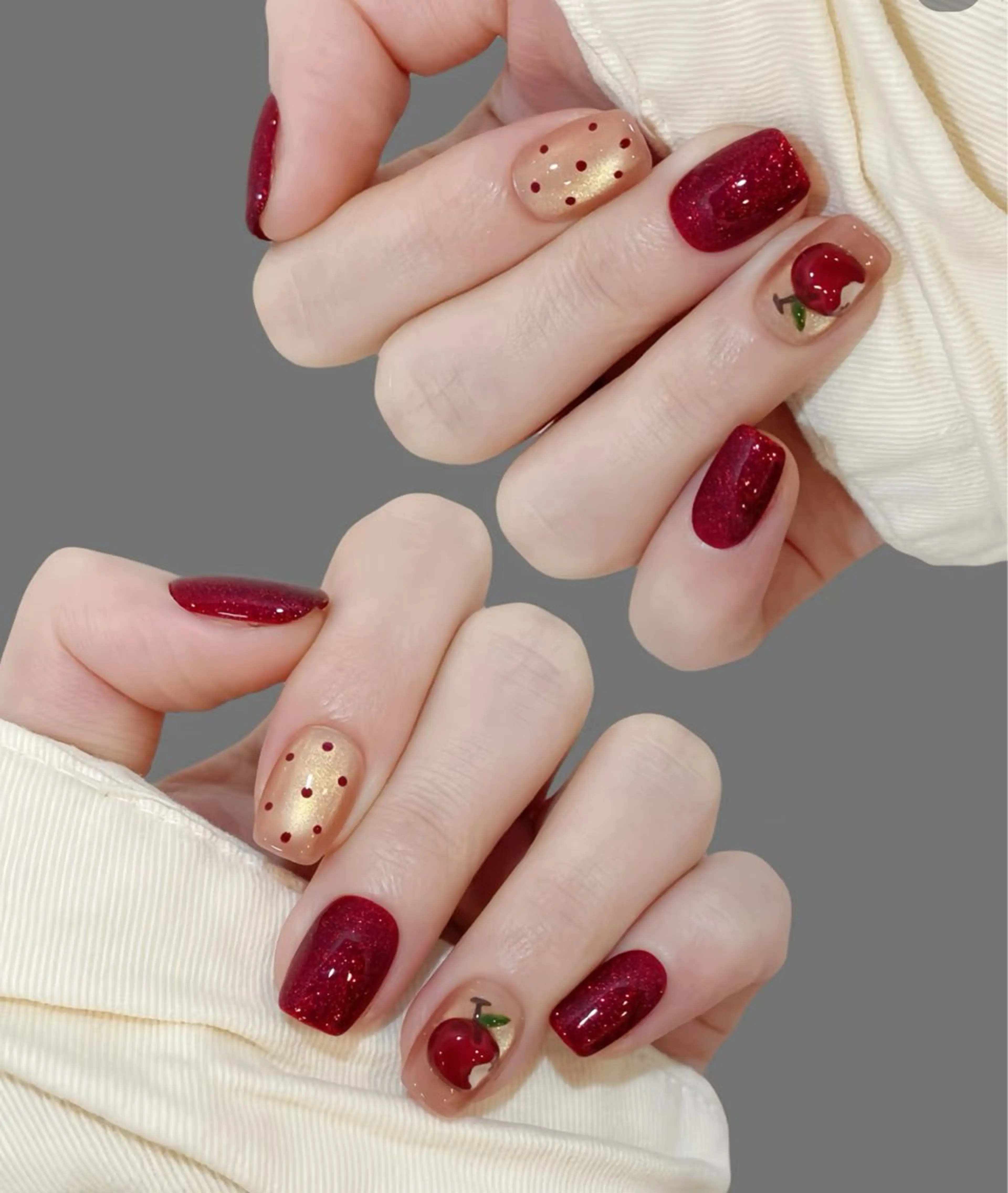 ネイル 冬ネイル クリスマス 🎀🎀YooLi Nail Salonのネイルデザイン