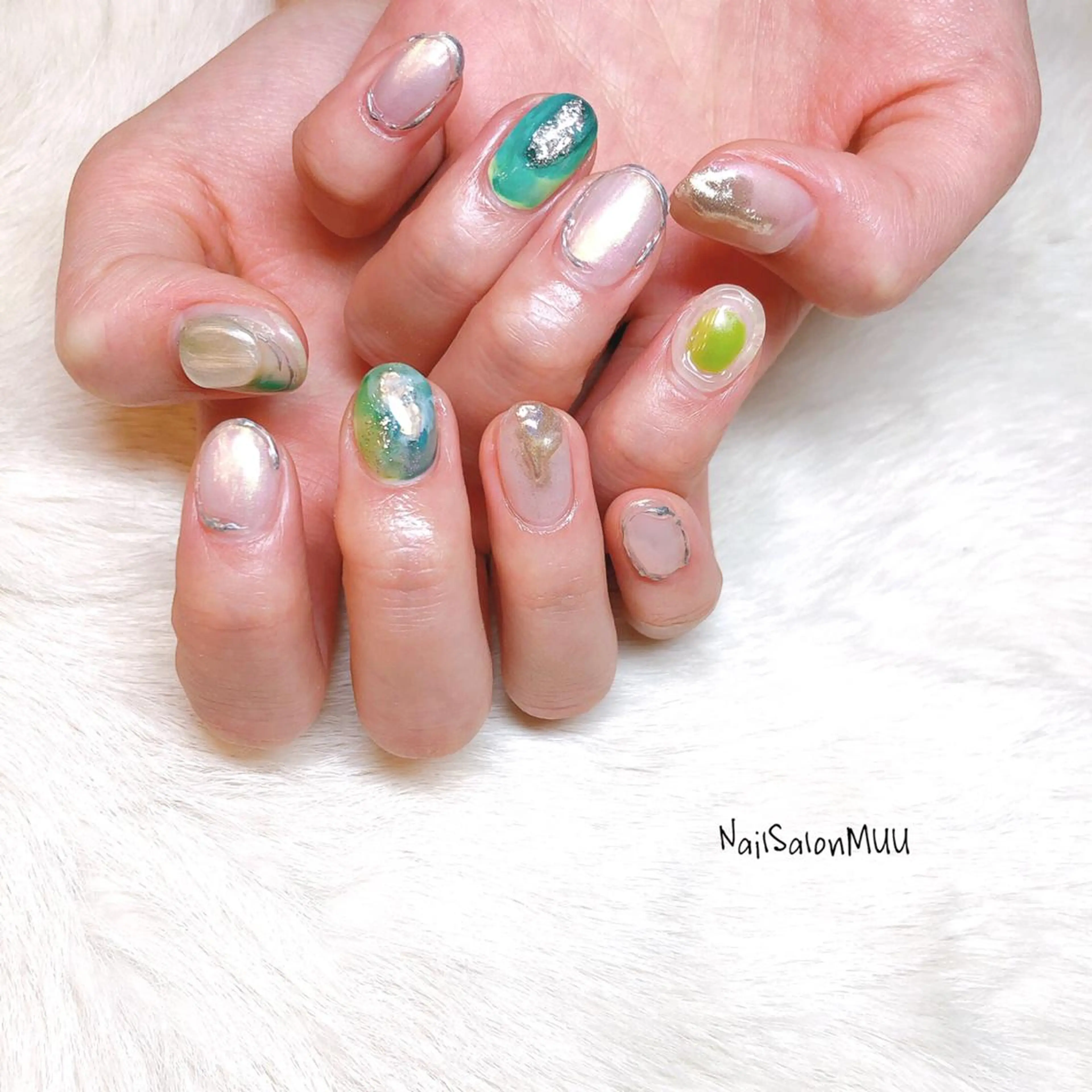 ネイル ハンドネイル 松村 みおのネイルデザイン