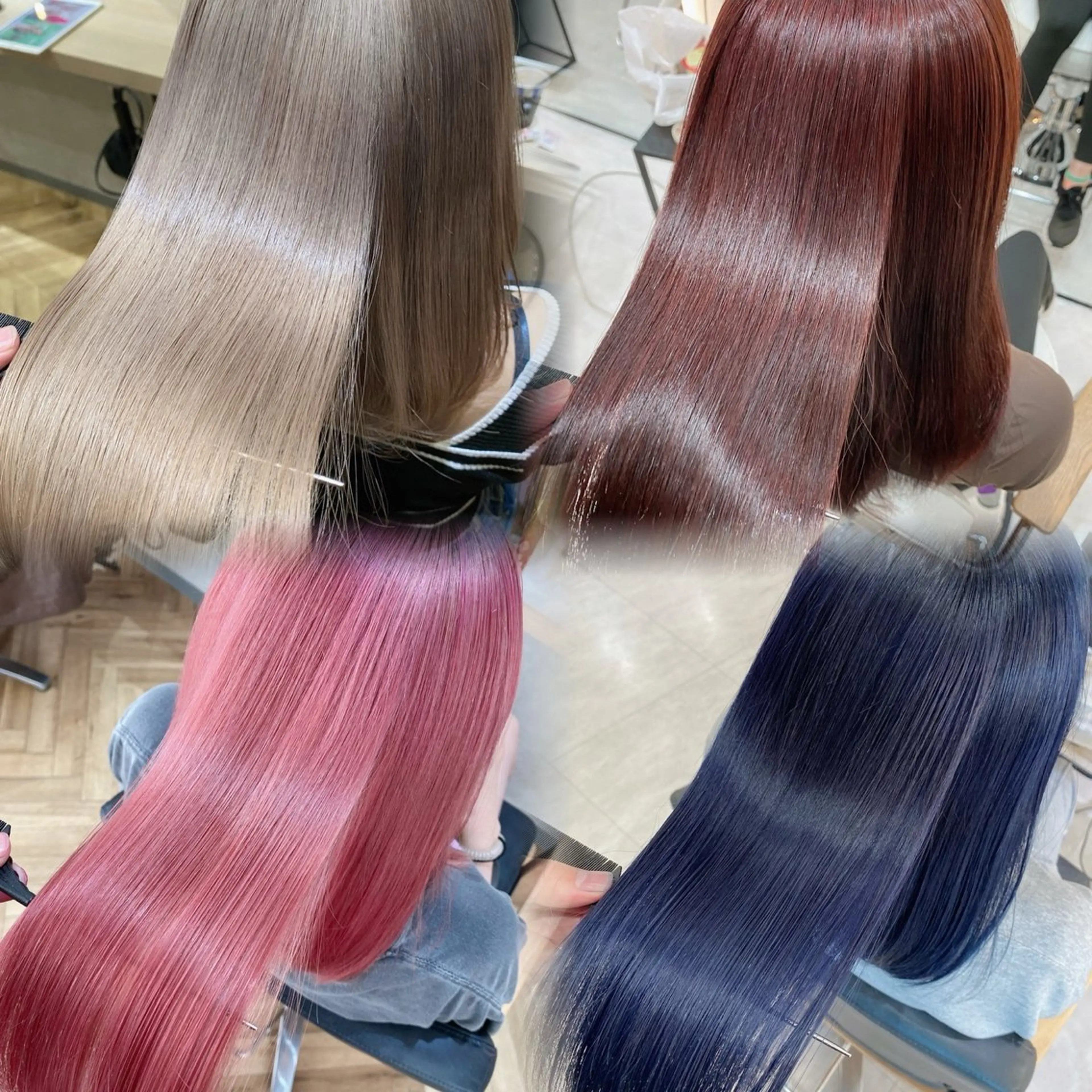 【✨赤みを消したい方✨】⭐️髪質改善inカラー＋カット＋3stepトリートメント⭐️の写真