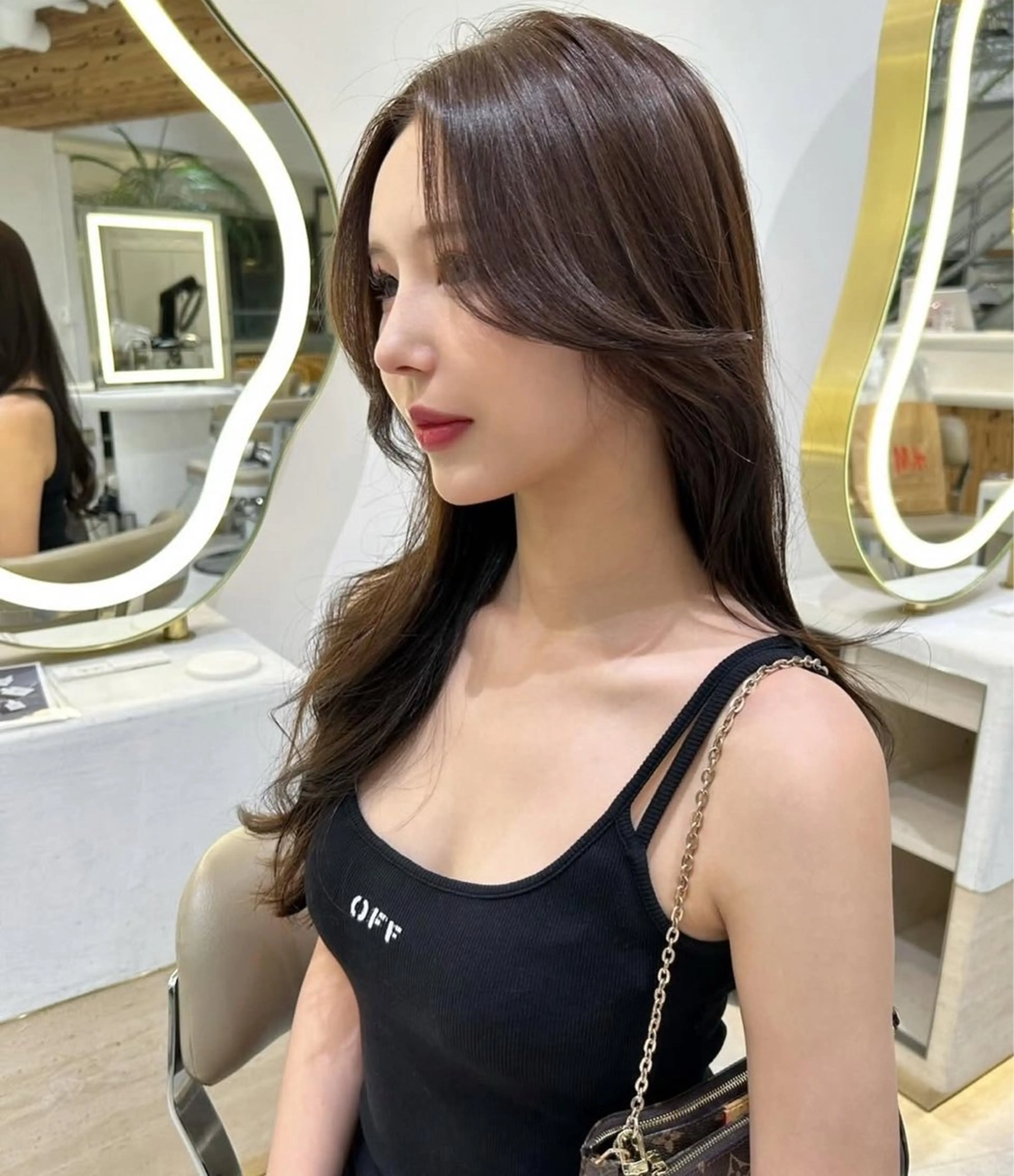 ロング カラー ❄️暗髪/透明感❄️ /reyのヘアスタイル