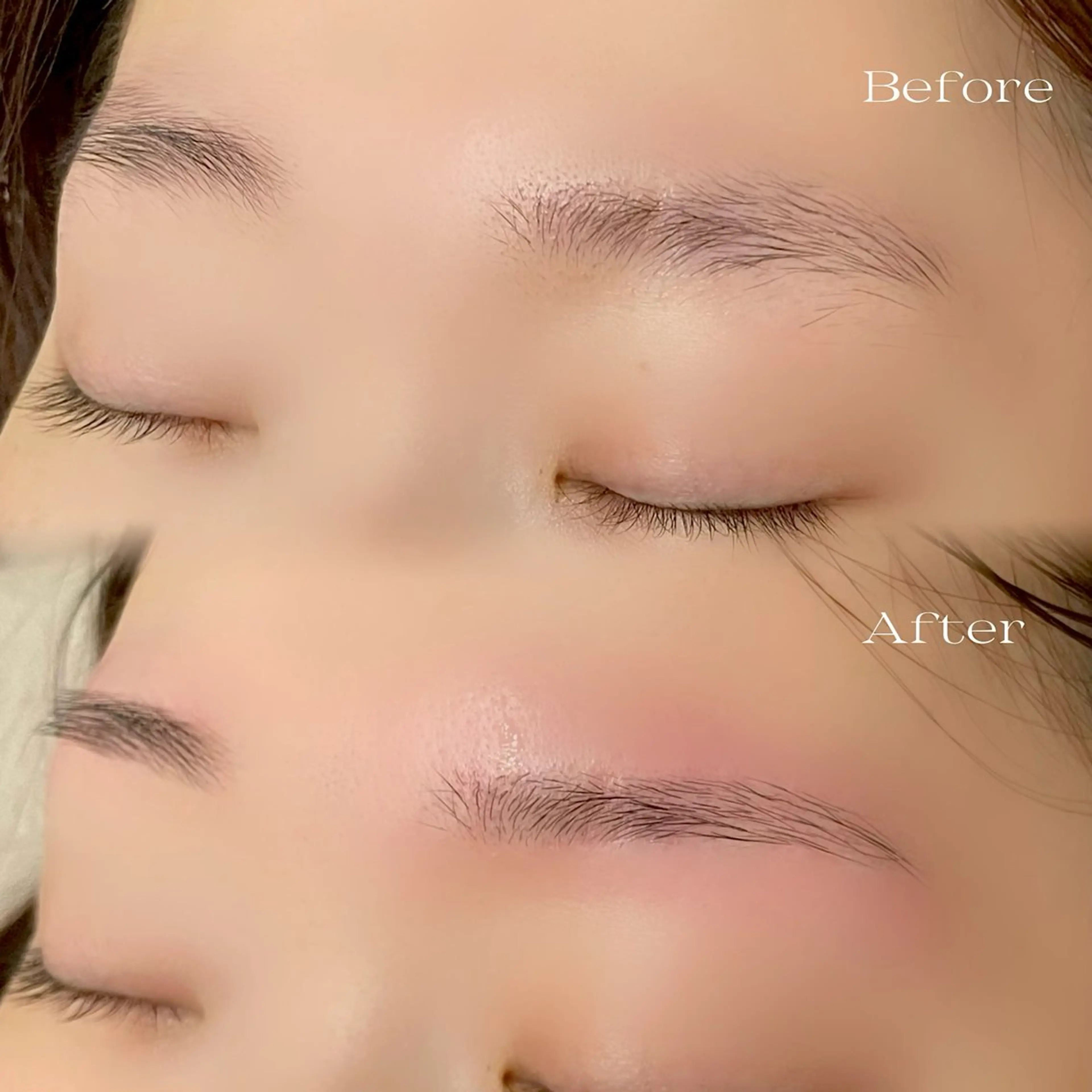 アイブロウ ワックス脱毛 眉カット ishino yuzukiのマツエク・マツパデザイン